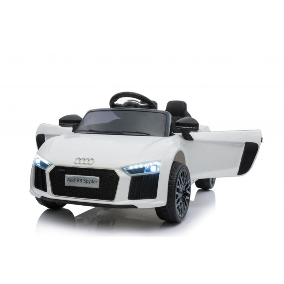 Audi R8 Spyder 12V Electric Ride On - White