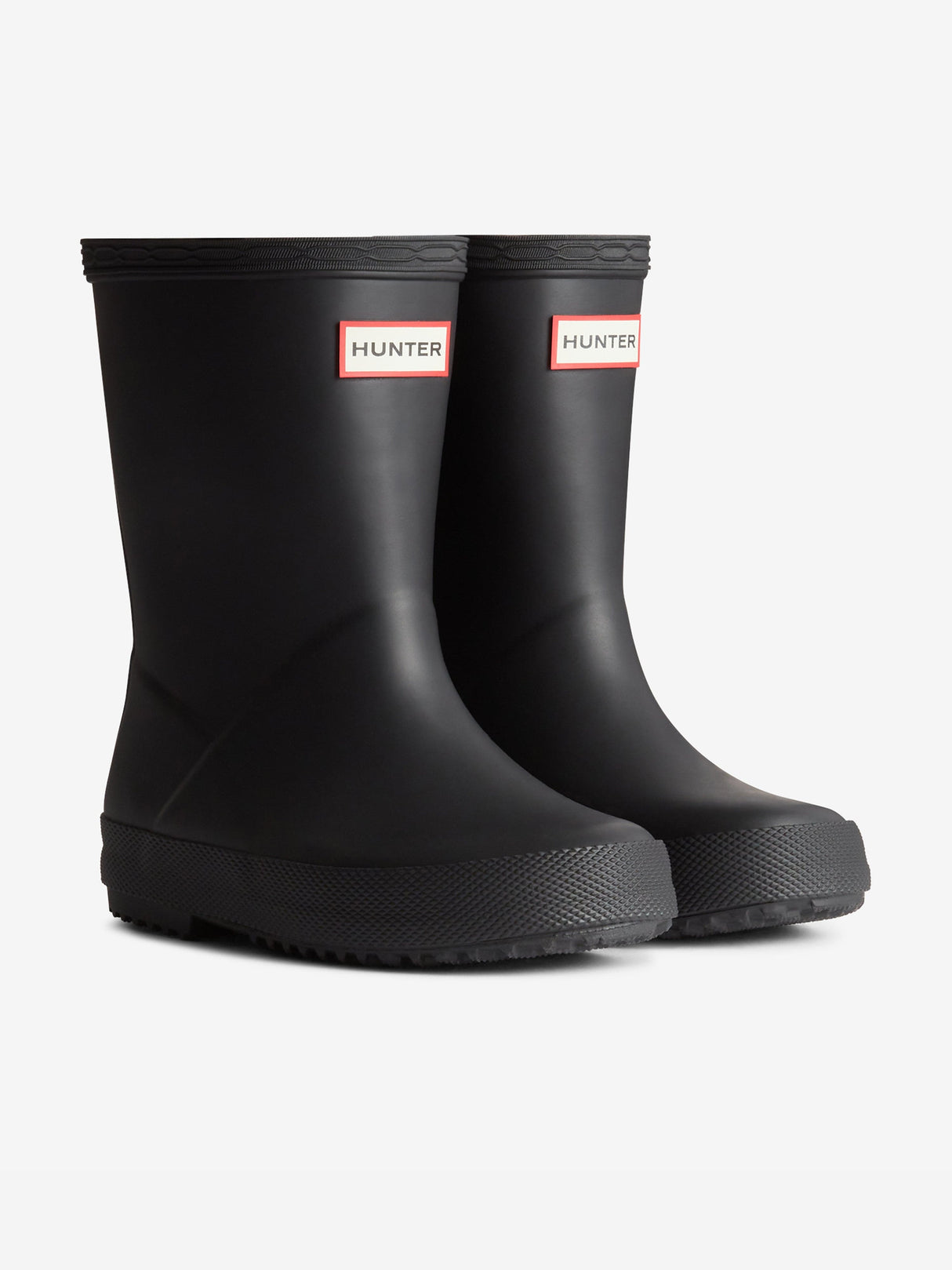 Hunter Kids First Wellington Boots in Black
