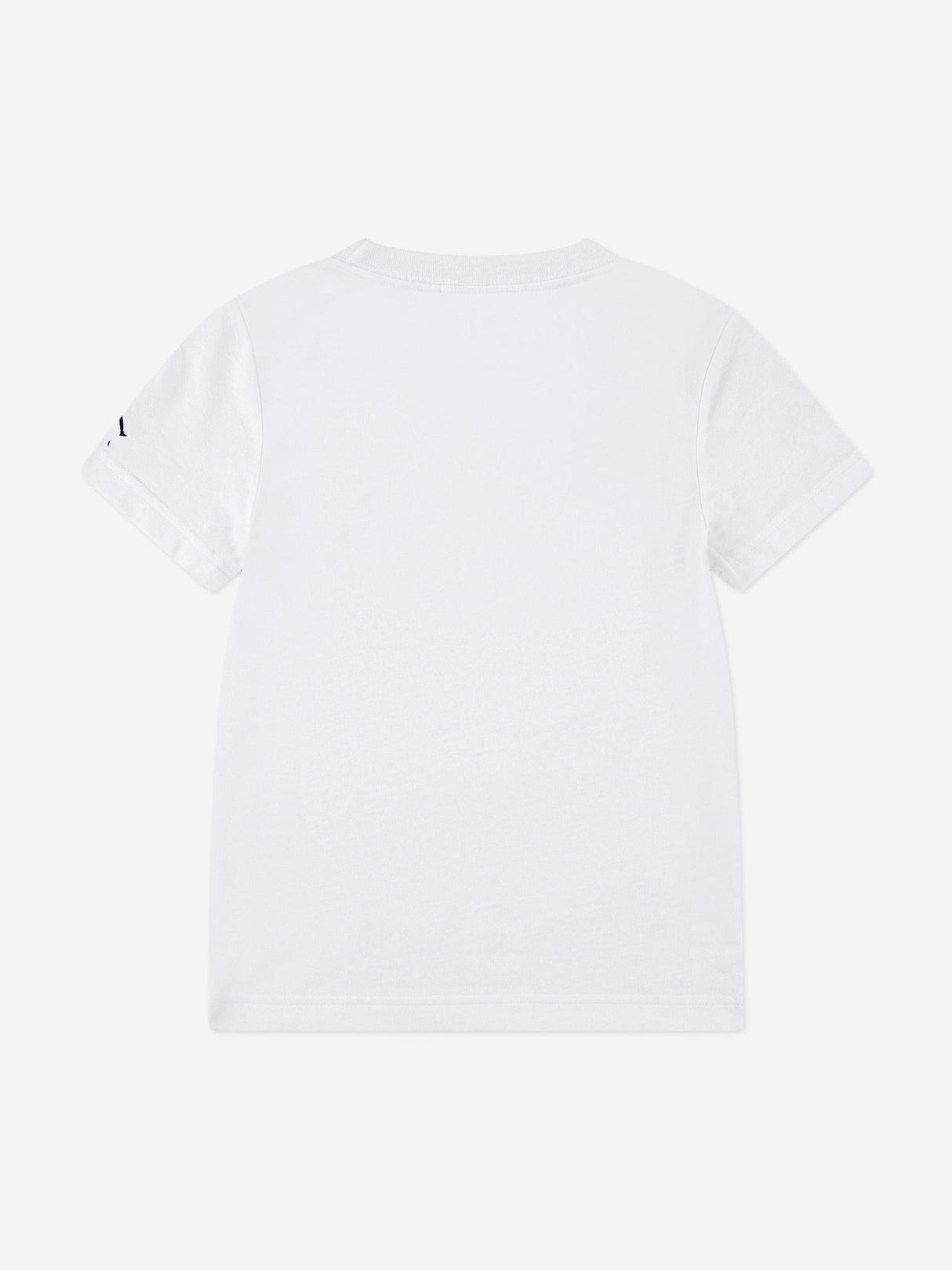 Jordan Boys MJ Wordmark Embroidered T-Shirt in White