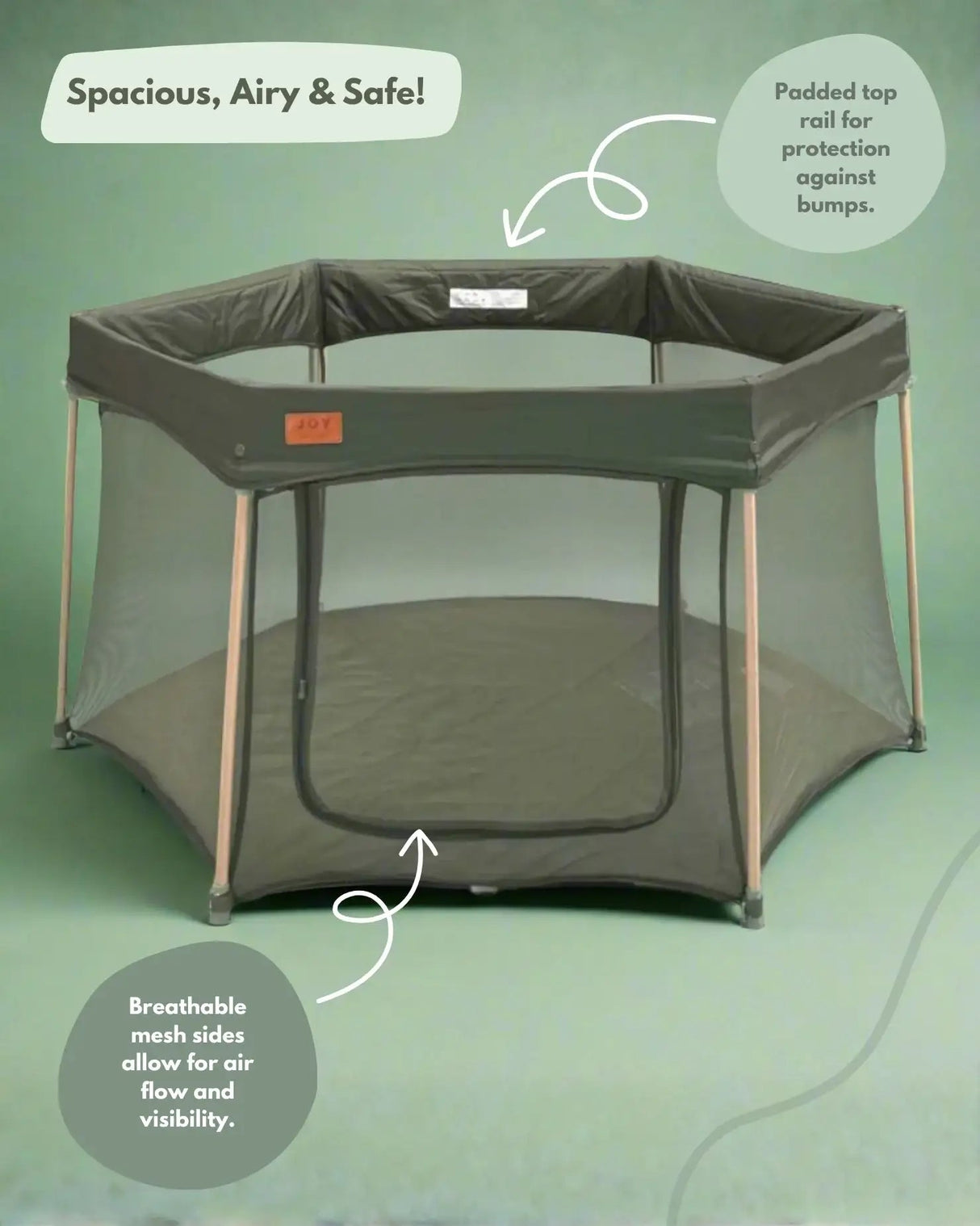 All Stars JOY Baby Playpen - Green