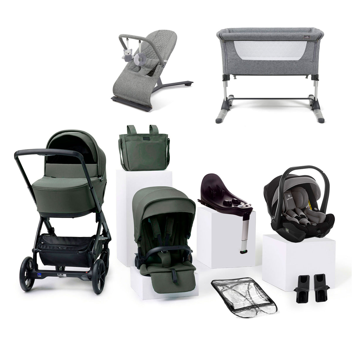 Jane Keep Trio Travel Carrier Travel System + Nursery Bundle