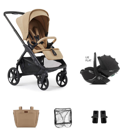 Jane Keep Pushchair + Kombibaby Lie-Flat 360 Baby Car Seat Bundle