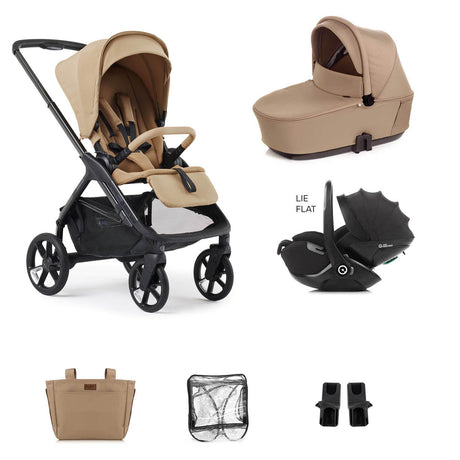 Jane Keep 3in1 + Sleep Carrycot + Kombibaby Lie-Flat 360 Baby Car Seat Bundle