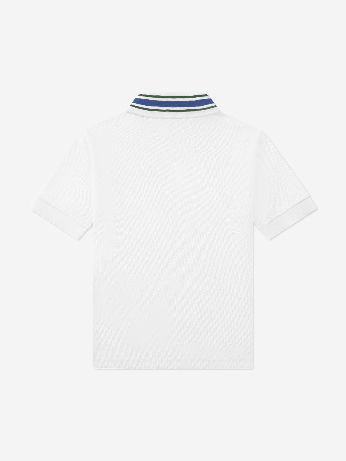 Lacoste Boys Petit Pique Polo Shirt in White