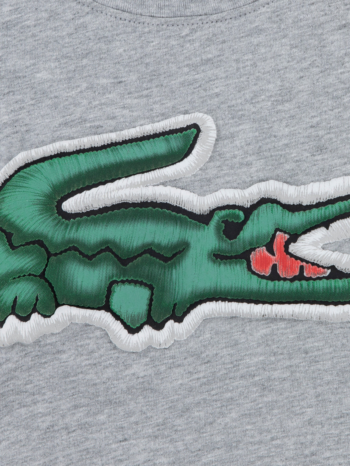 Lacoste Boys Logo T-Shirt in Grey
