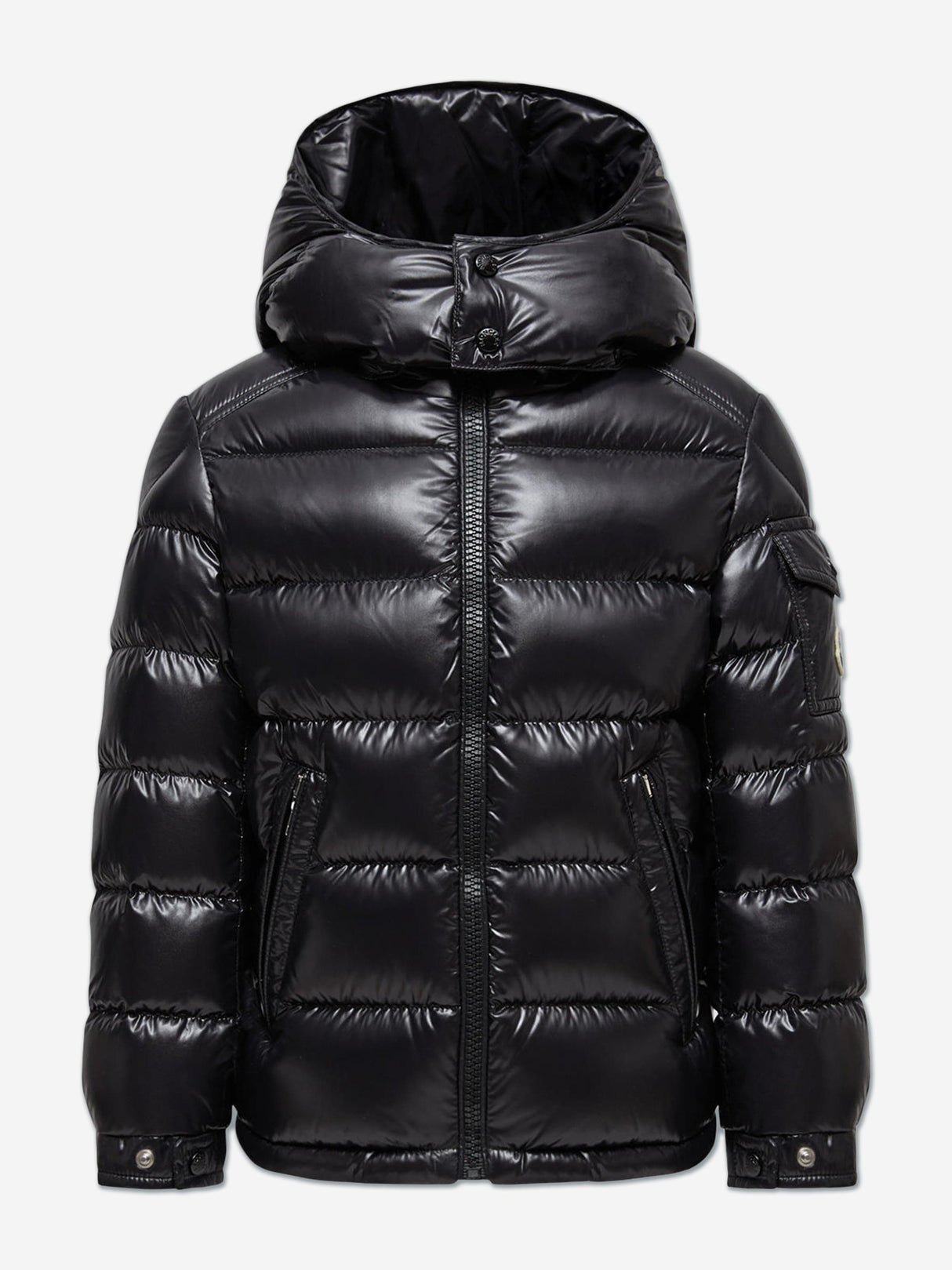 Moncler Enfant Kids Down Padded Maya Jacket in Black