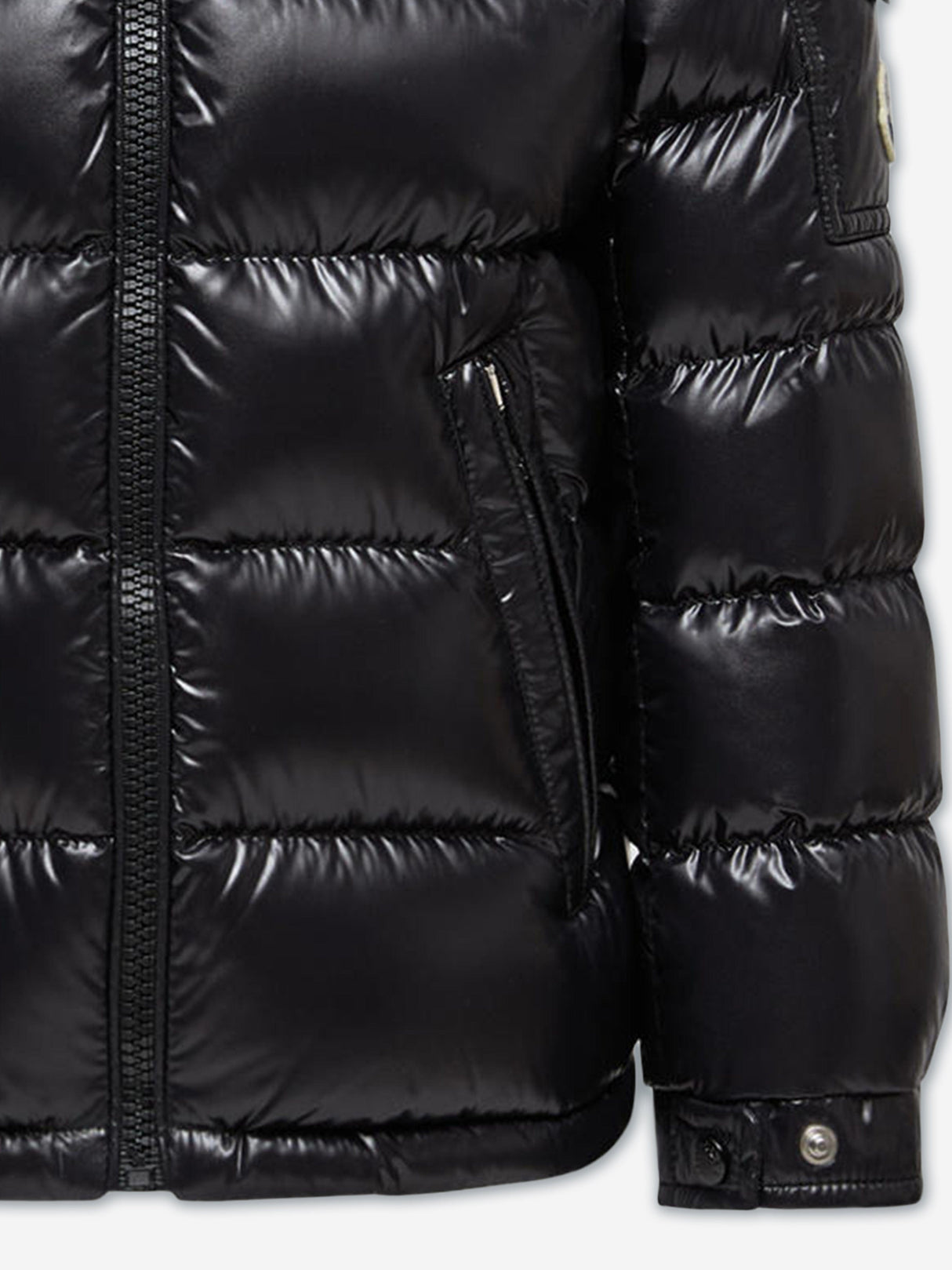 Moncler Enfant Kids Down Padded Maya Jacket in Black