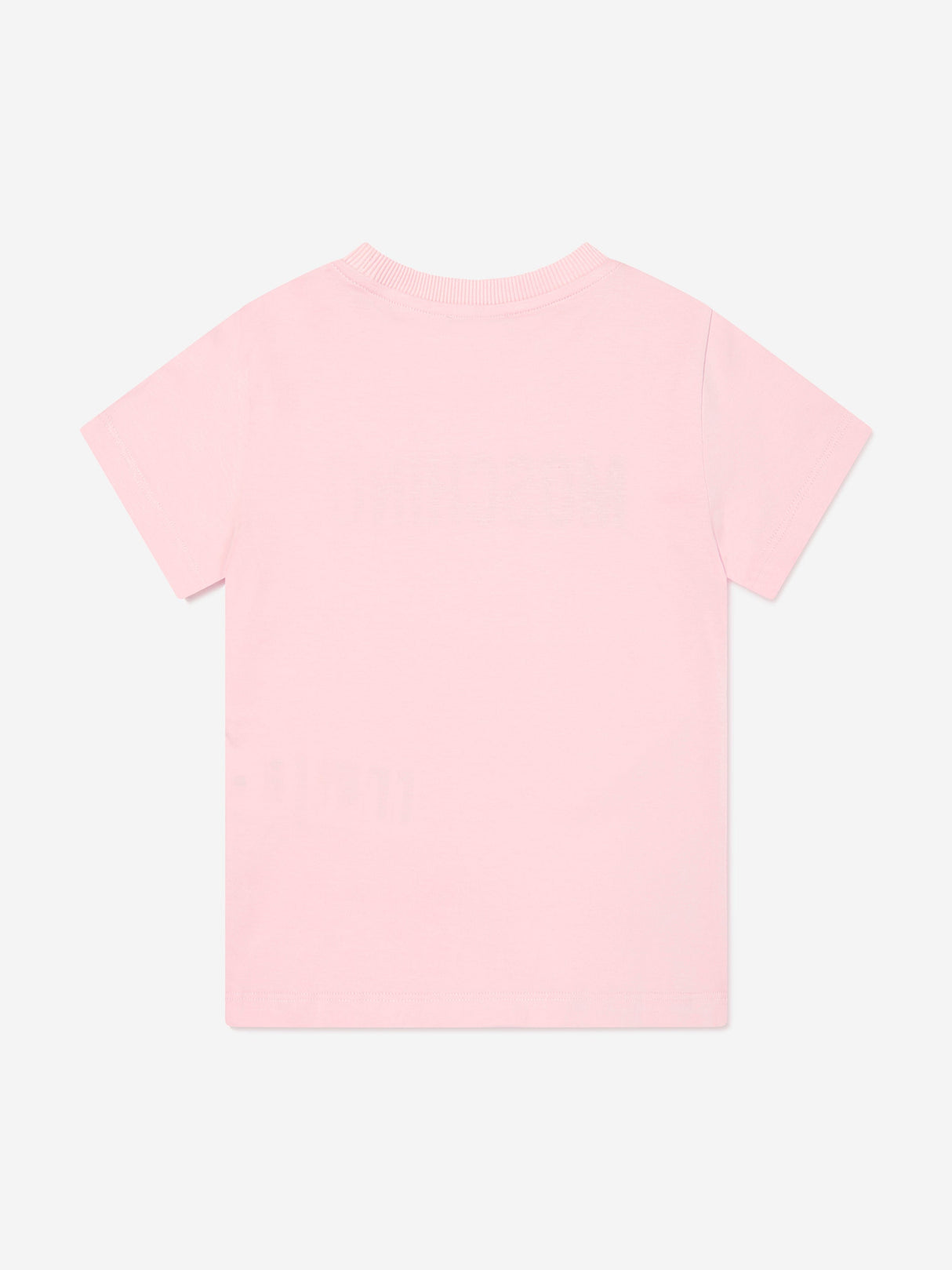 Moschino Girls Logo Print T-Shirt in Pink