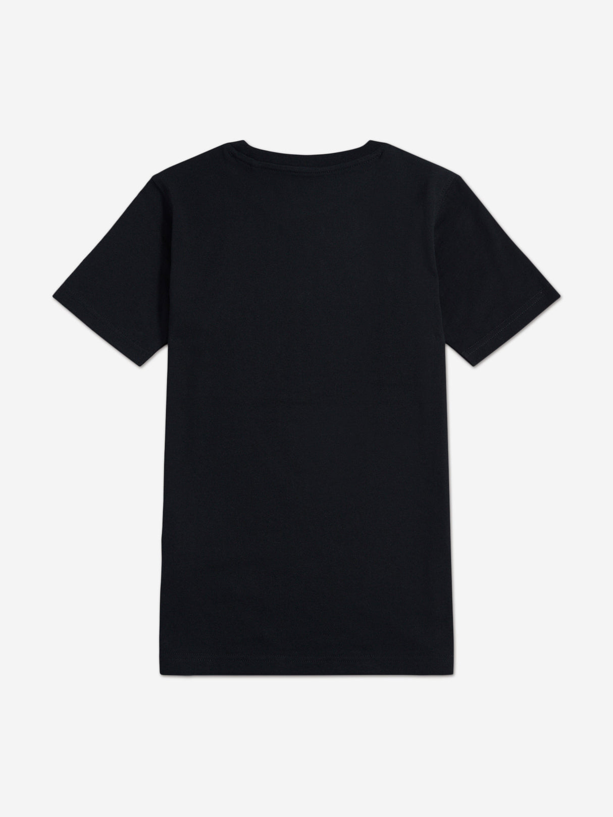 New Balance Boys Jersey Stacked Logo T-Shirt in Black