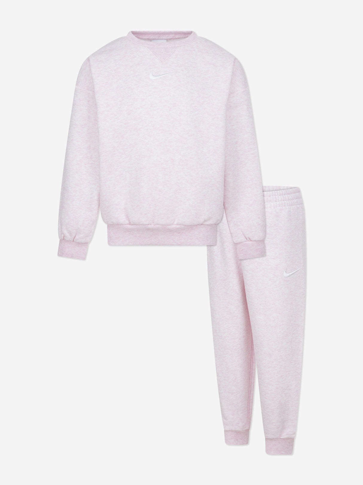 Nike Kids Essential Fleece Tracksuit in Pink