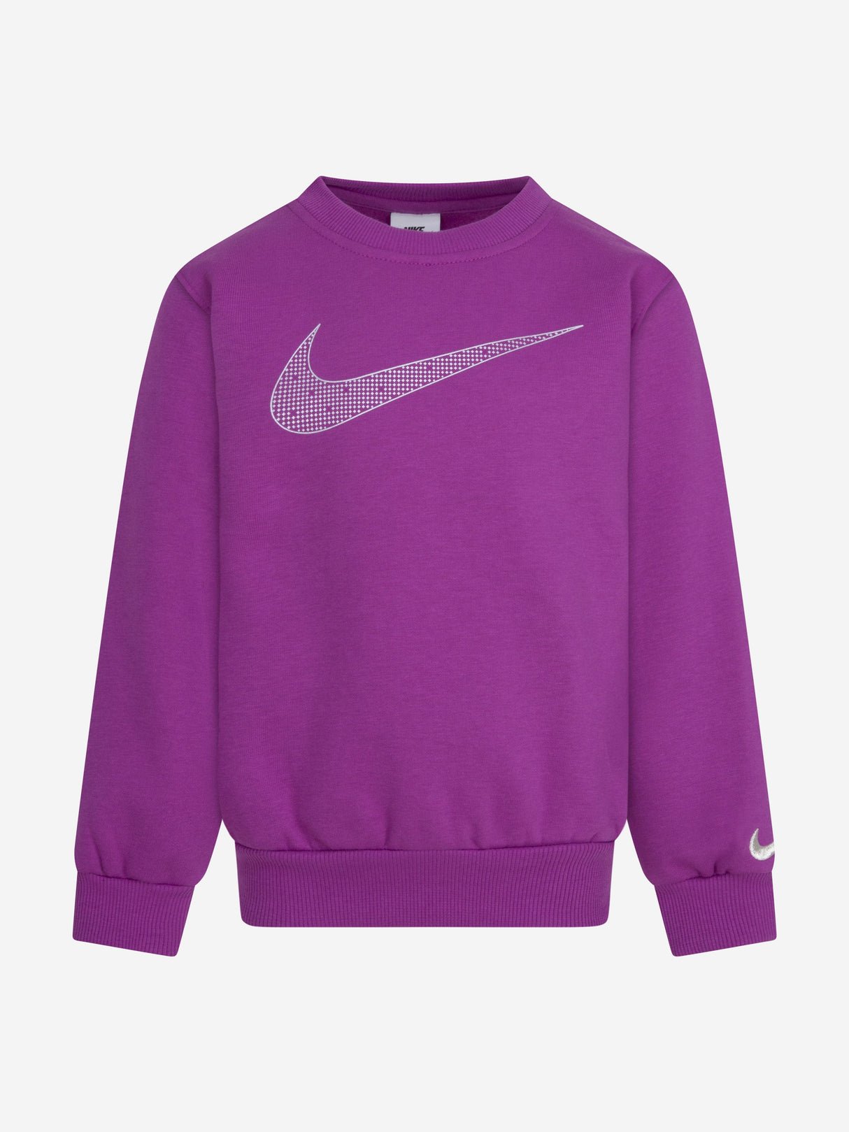 Nike Girls Shine Sweatshirt in Purple