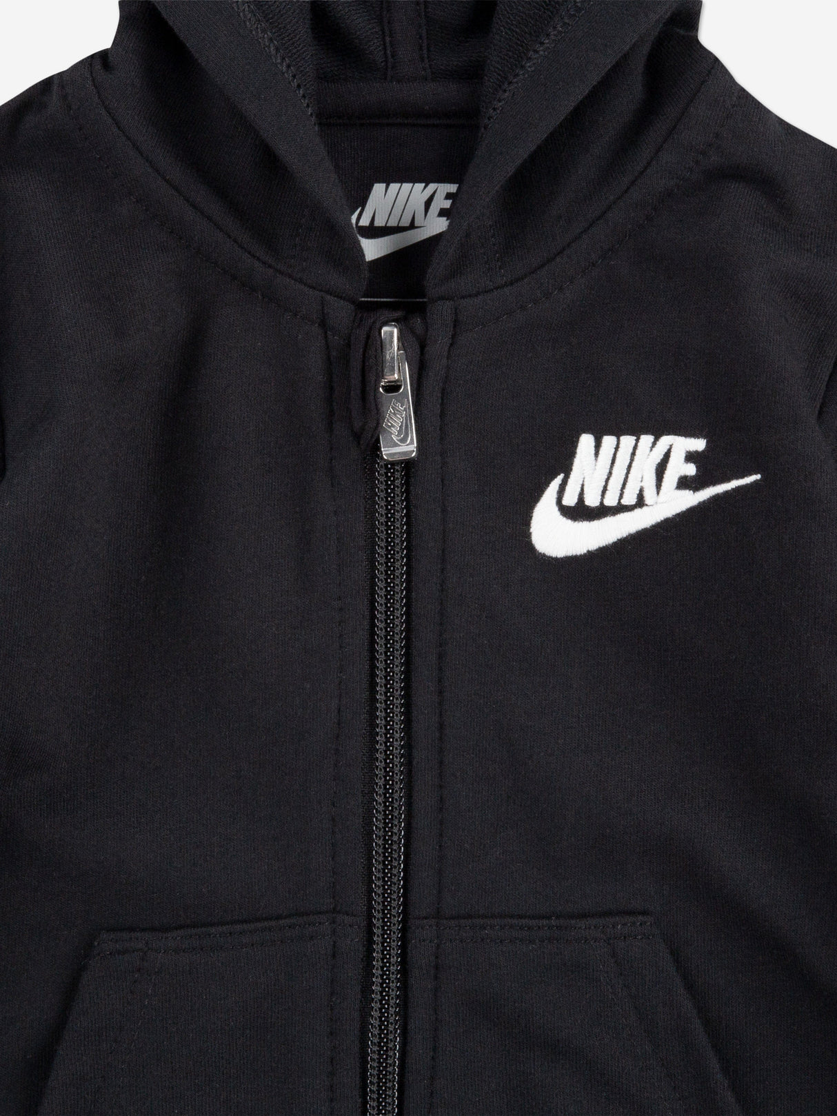 Nike Baby French Terry Coverall in Black