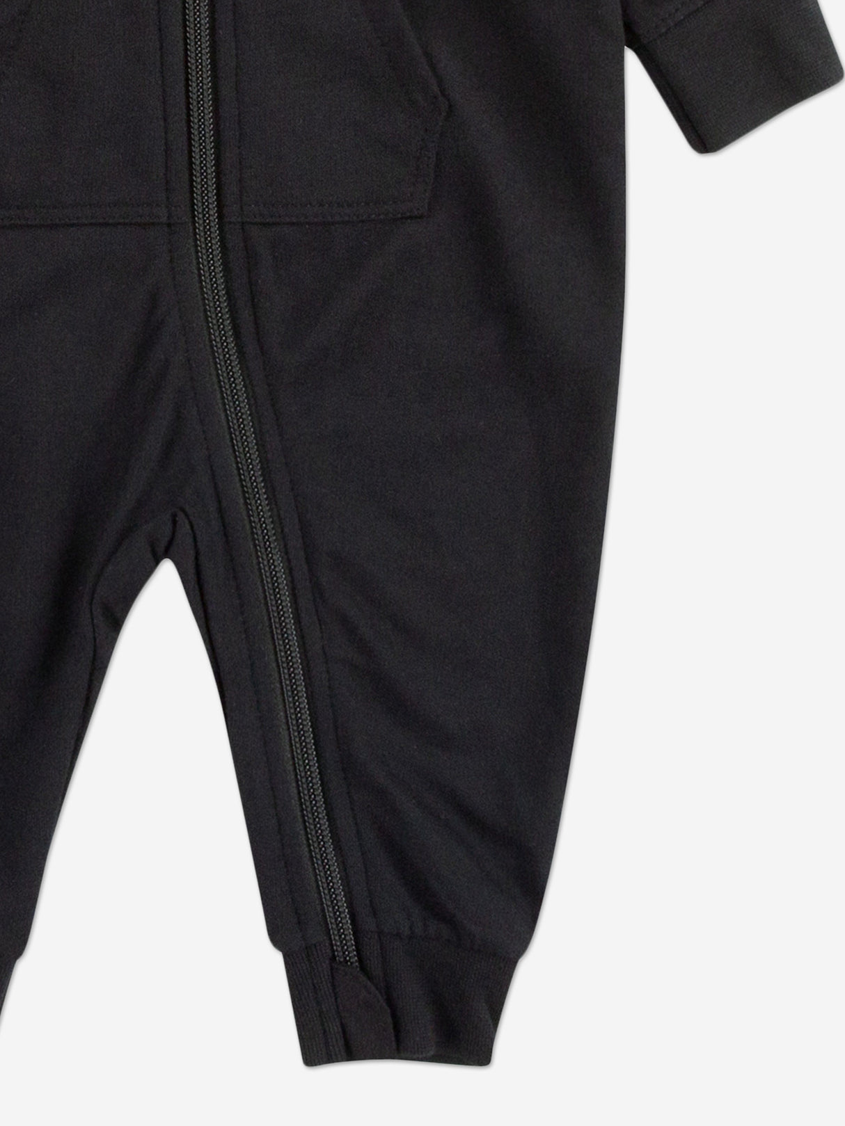 Nike Baby French Terry Coverall in Black