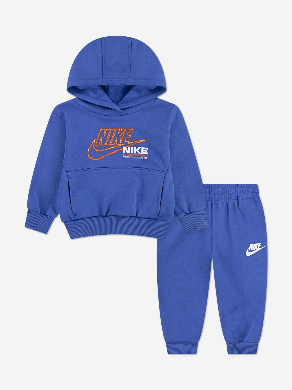Nike Boys NSW Fleece Tracksuit in Blue