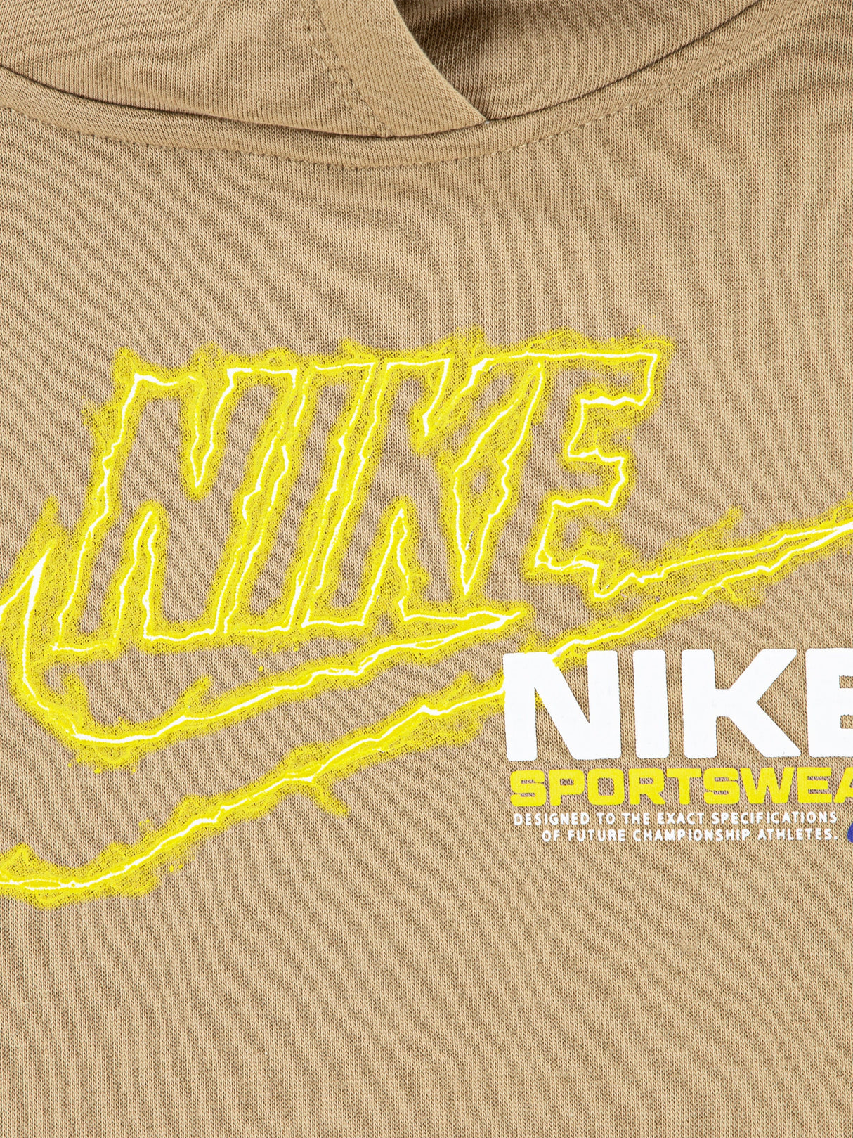 Nike Boys NSW Fleece Tracksuit in Beige