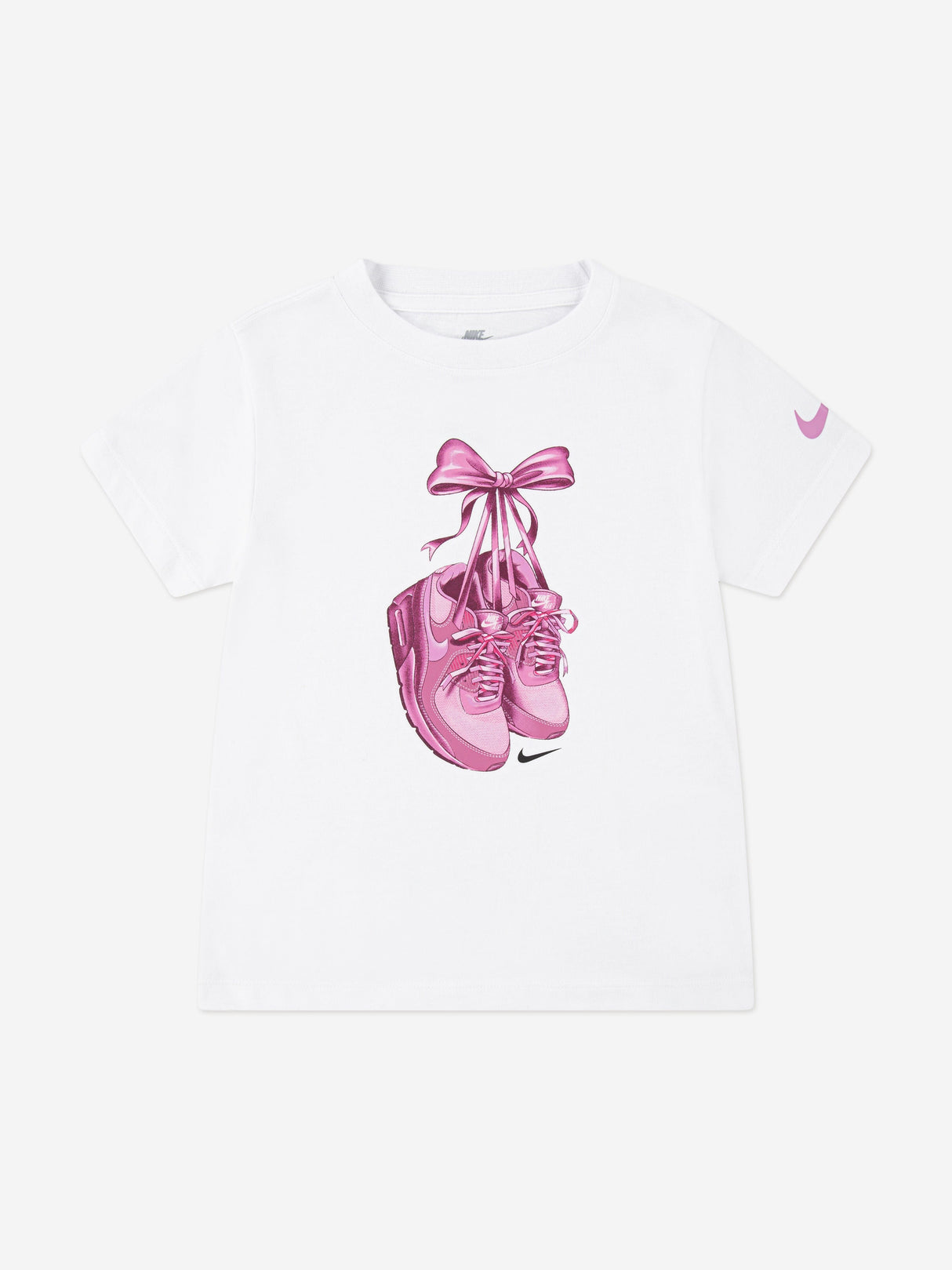 Nike Girls Bowmax T-Shirt in White
