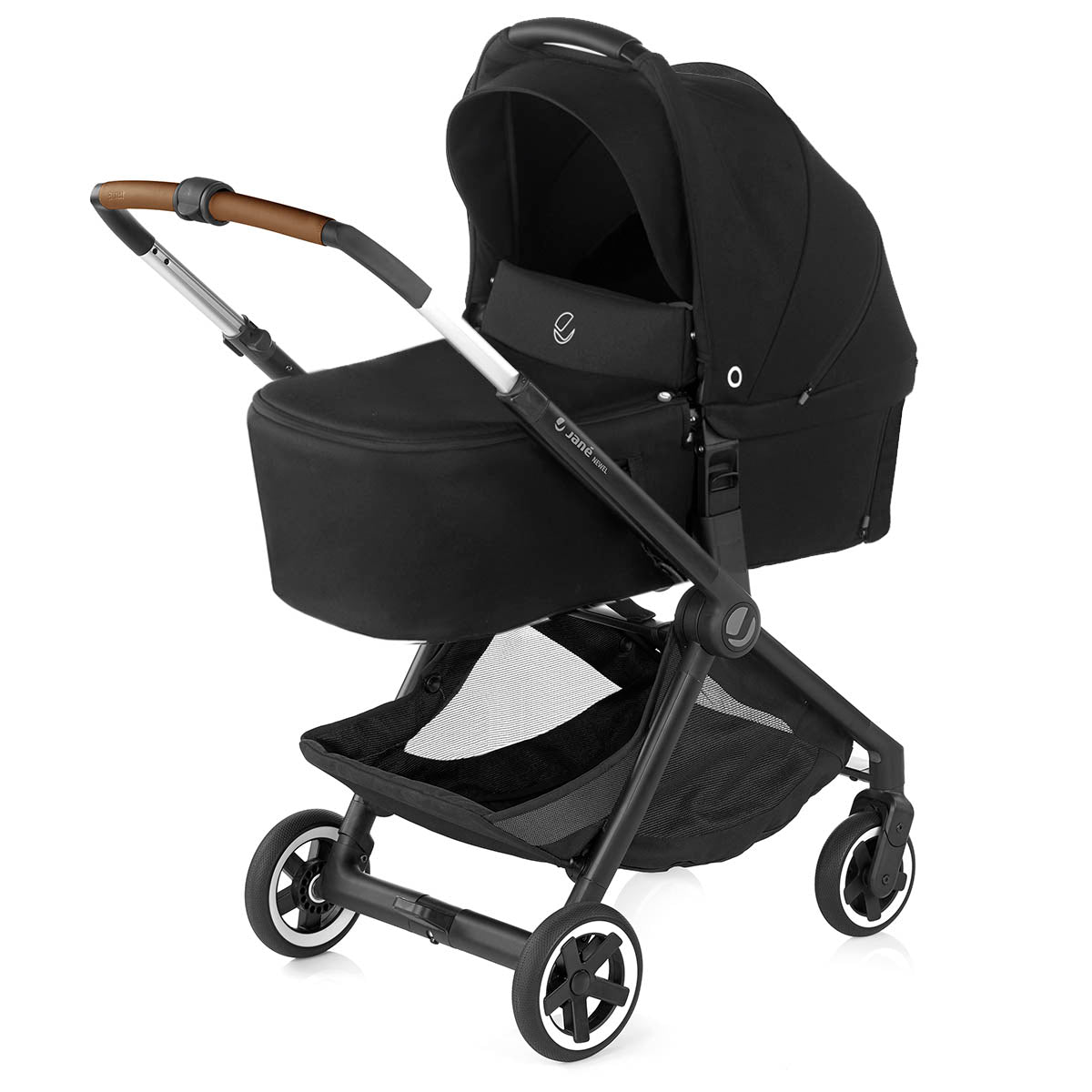 Jané Newel 10-Piece Complete Travel System Bundle - Cold Black