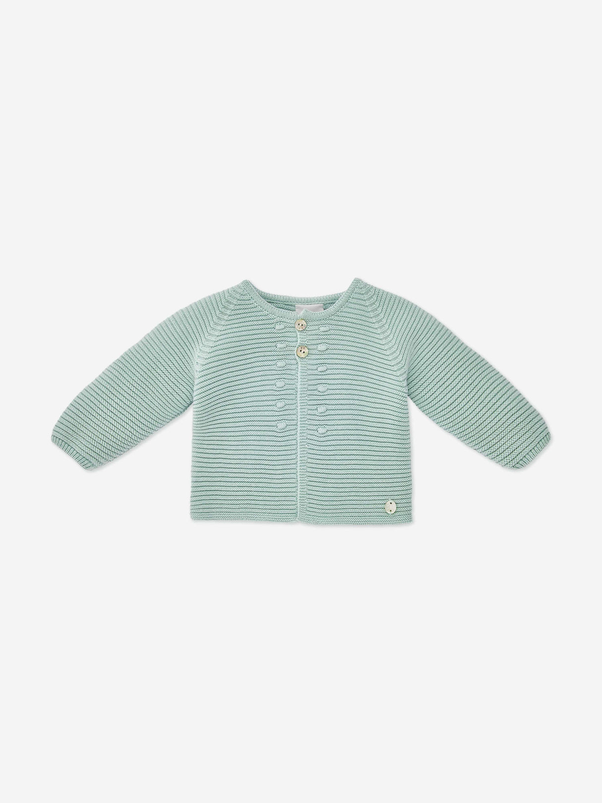 Paz Rodriguez Baby Knitted Cardigan in Green