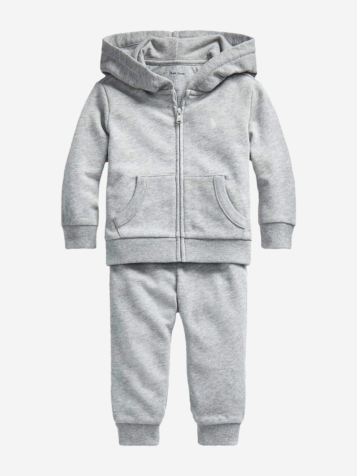 Ralph Lauren Baby Boys Logo Tracksuit in Grey