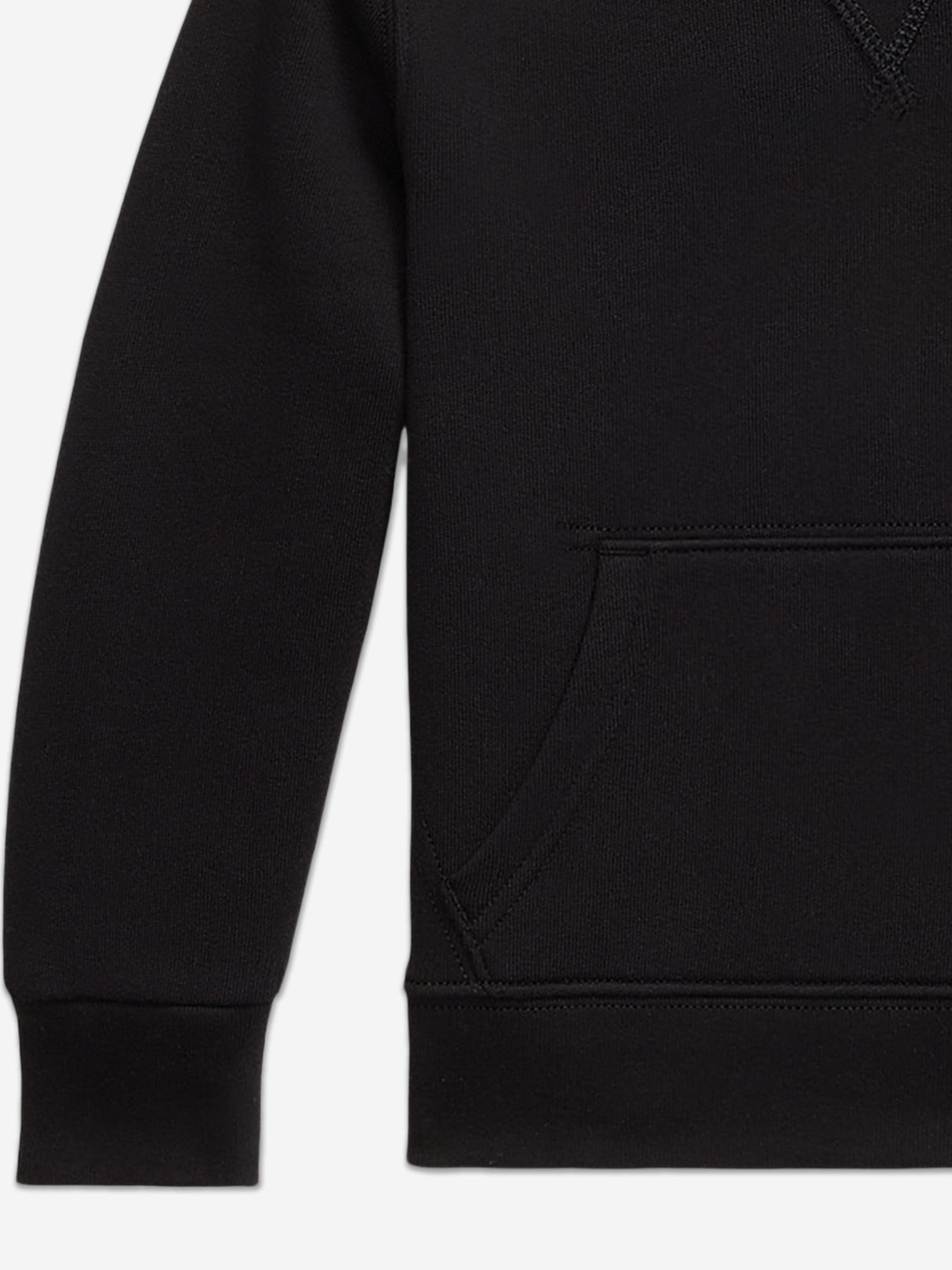 Ralph Lauren Boys Logo Hoodie in Black