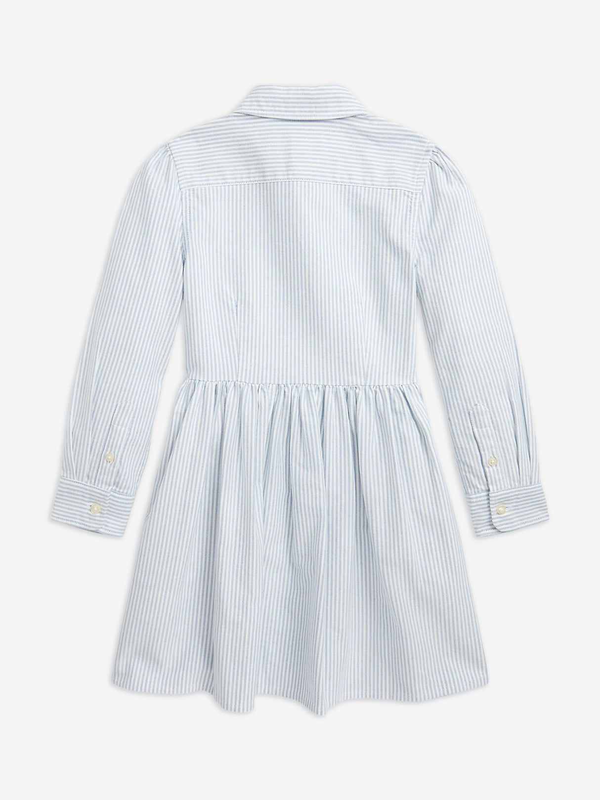 Ralph Lauren Girls Classic Oxford Shirt Dress in Blue