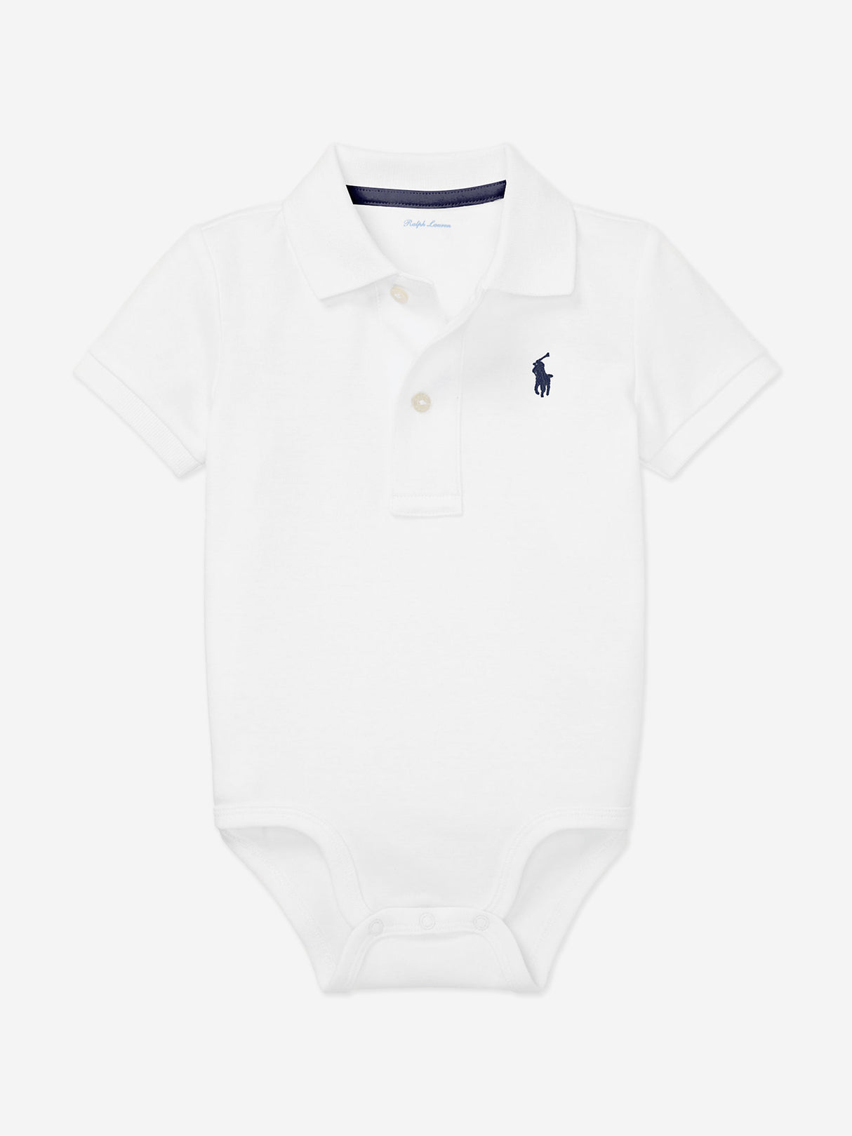 Ralph Lauren Baby Boys Logo Bodysuit in White