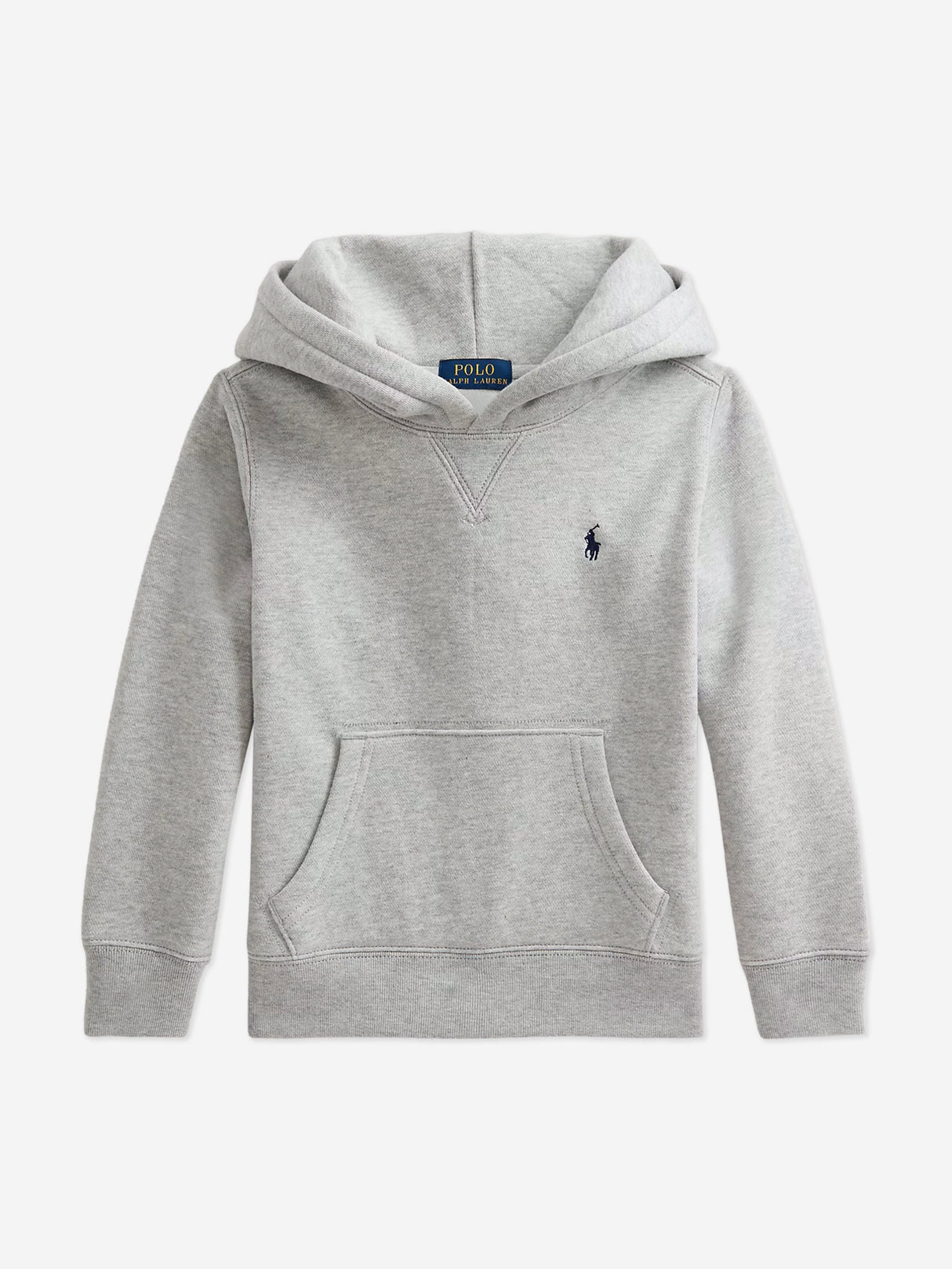 Ralph Lauren Boys Logo Hoodie in Grey