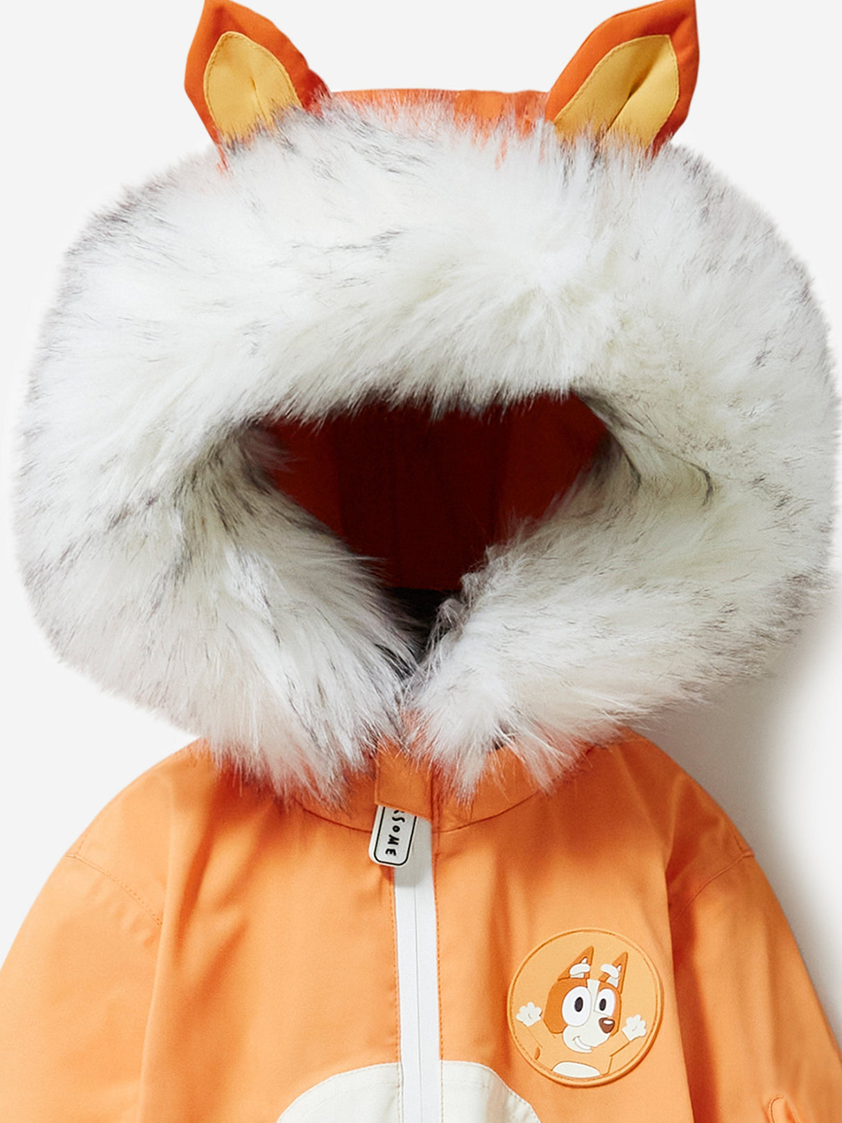 Roarsome Kids Bingo Snowsuit in Orange