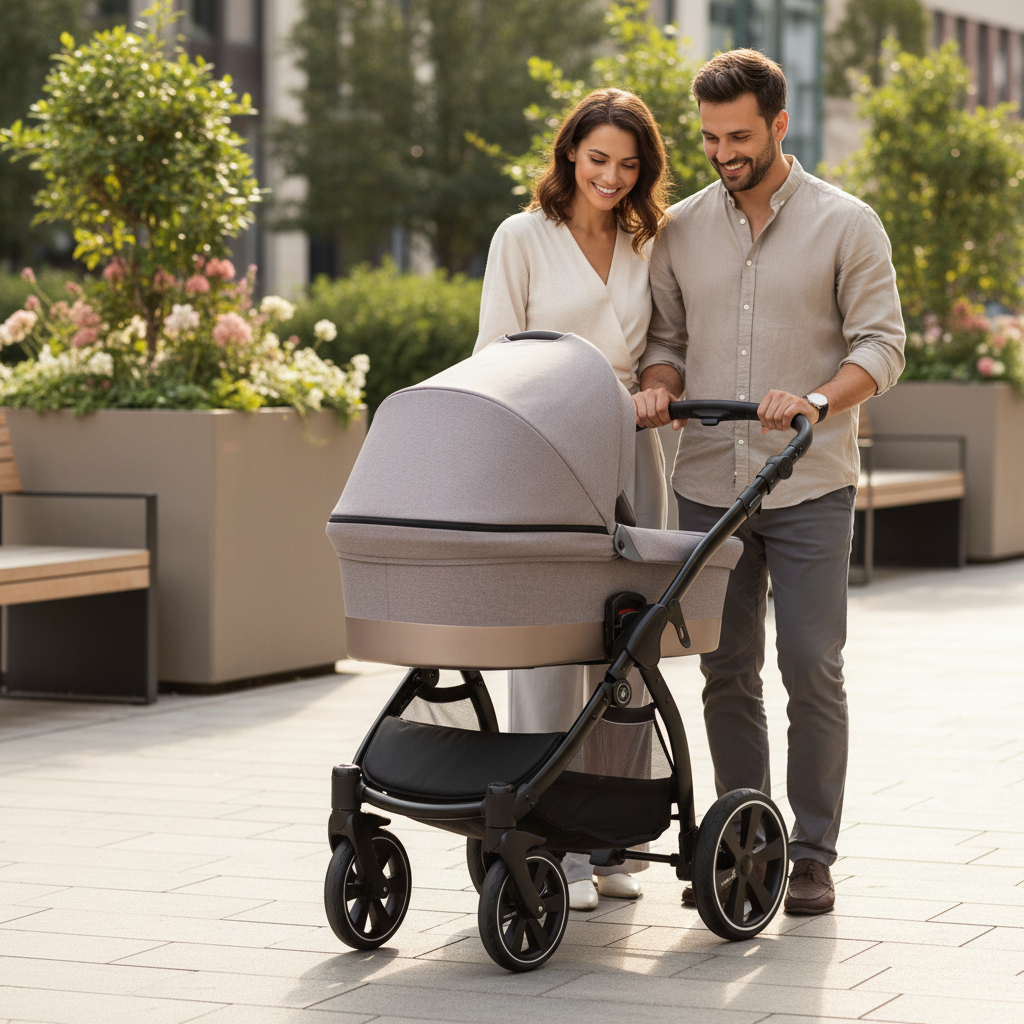 Noordi Sole Go 3in1 + Travel Carrier Car Seat, Beige