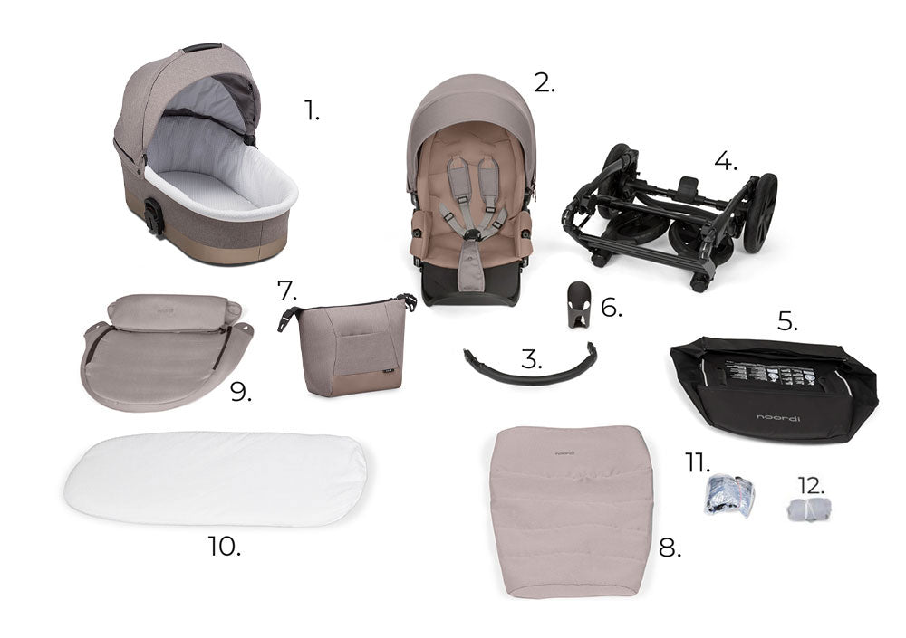 Noordi Sole Go 2in1 Pram