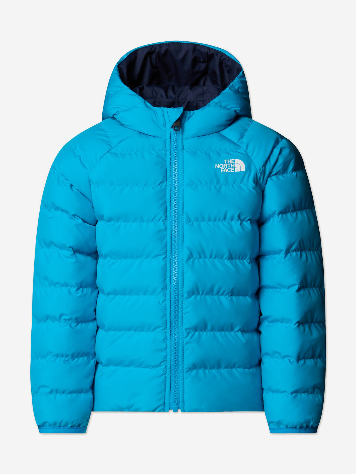 The North Face Kids Reversible Perrito Hooded Jacket in Blue