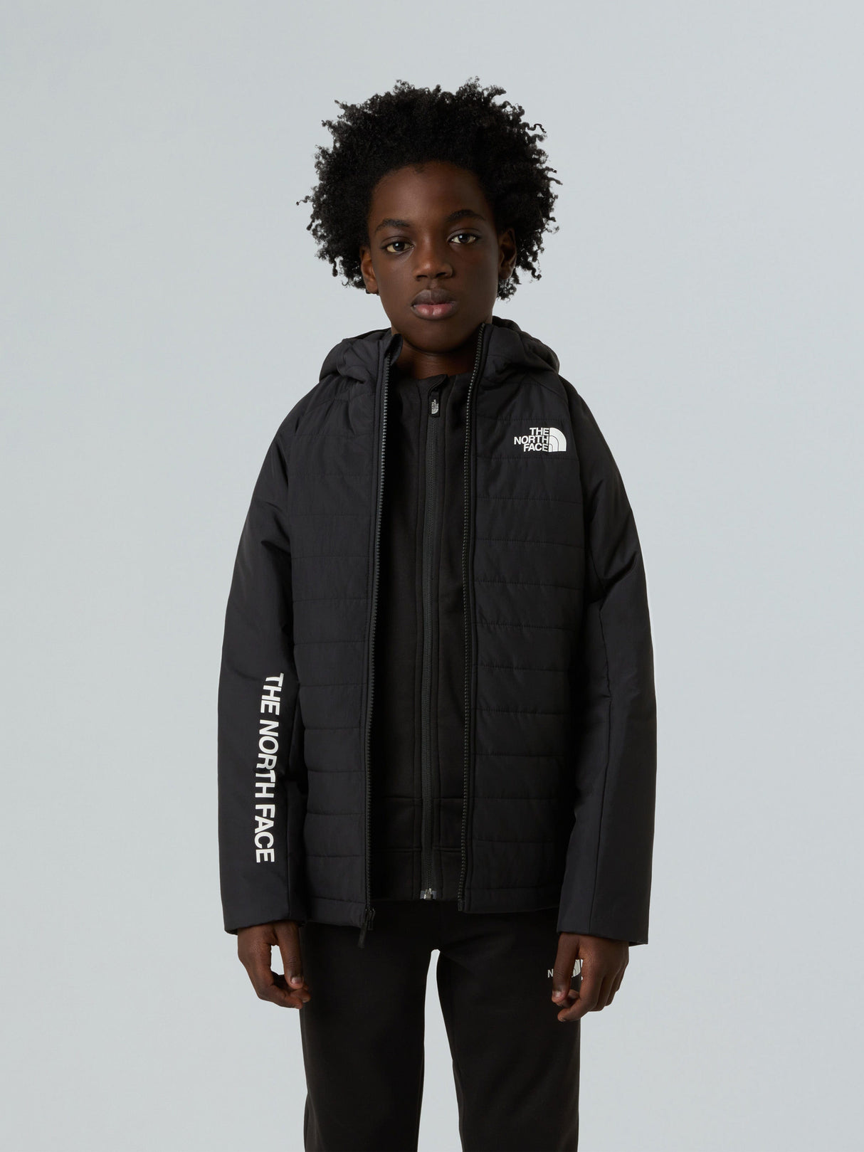 The North Face Boys Never Stop Synthetic Jacket in Black