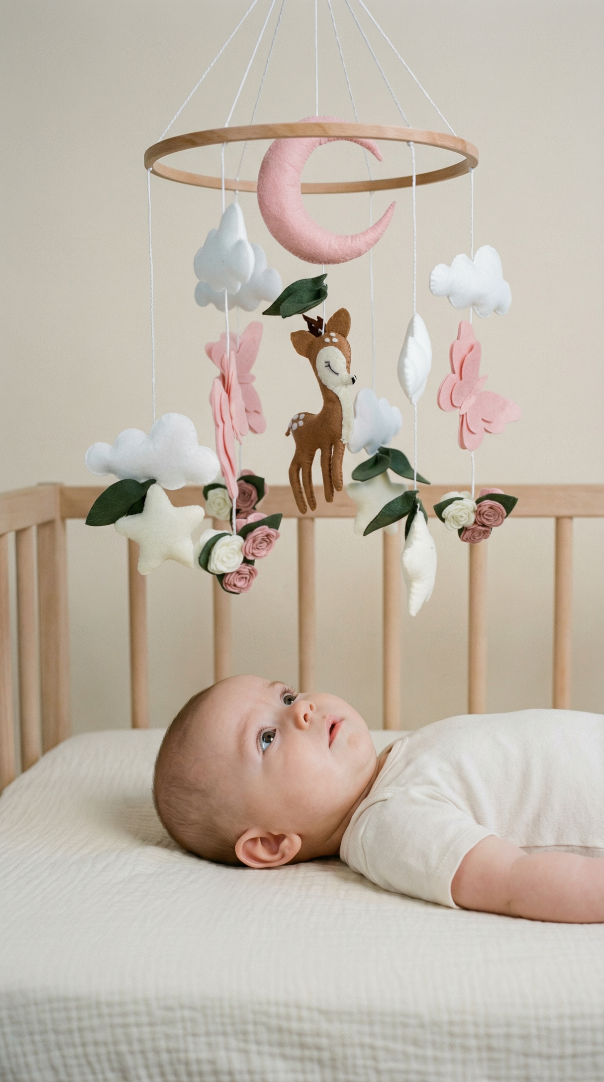 The Fawn’s Garden Cot Mobile