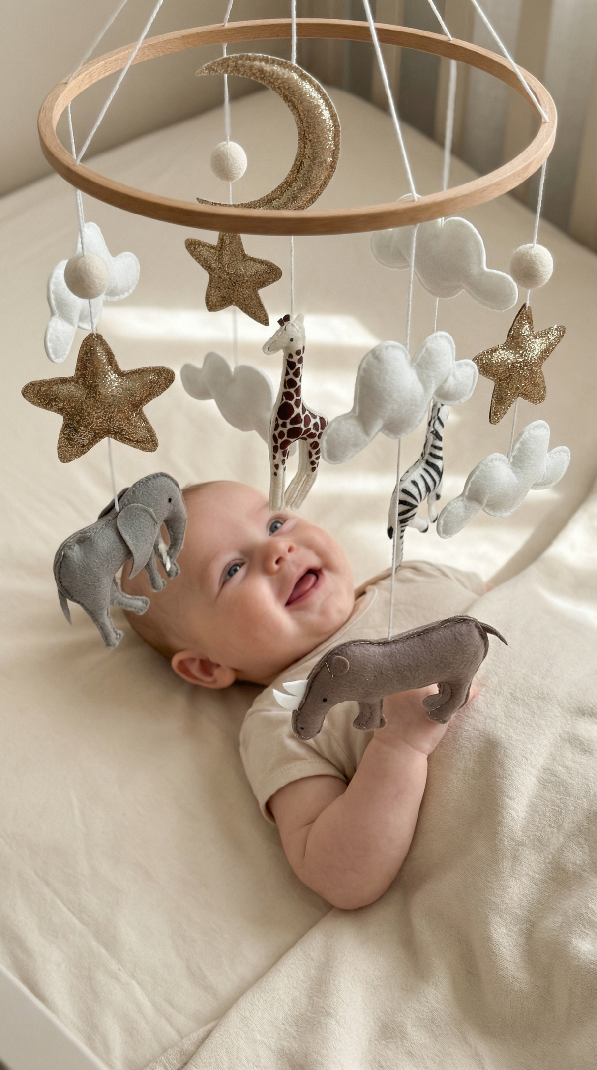 Safari Dreams Felt Cot Mobile