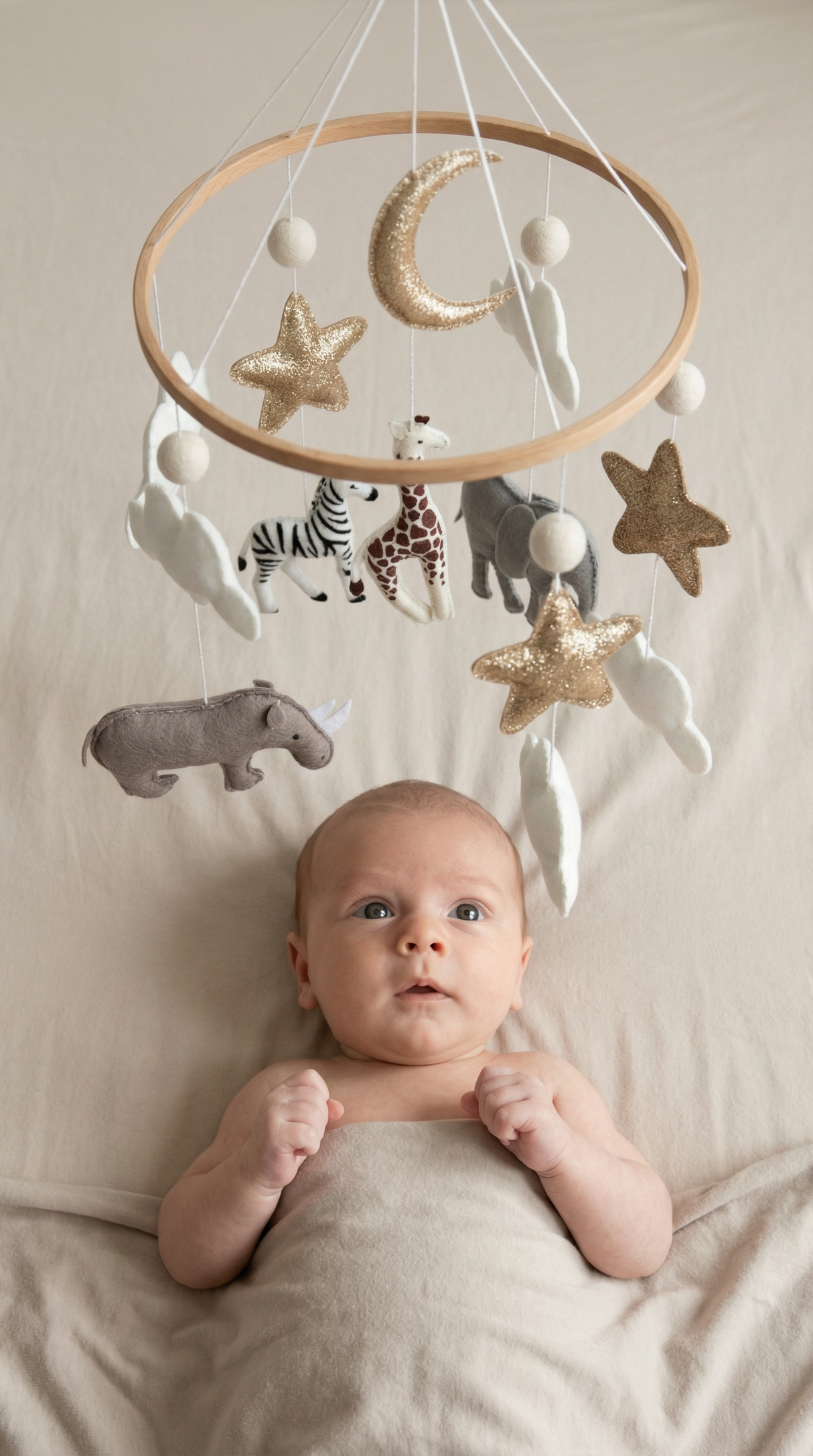 Safari Dreams Felt Cot Mobile