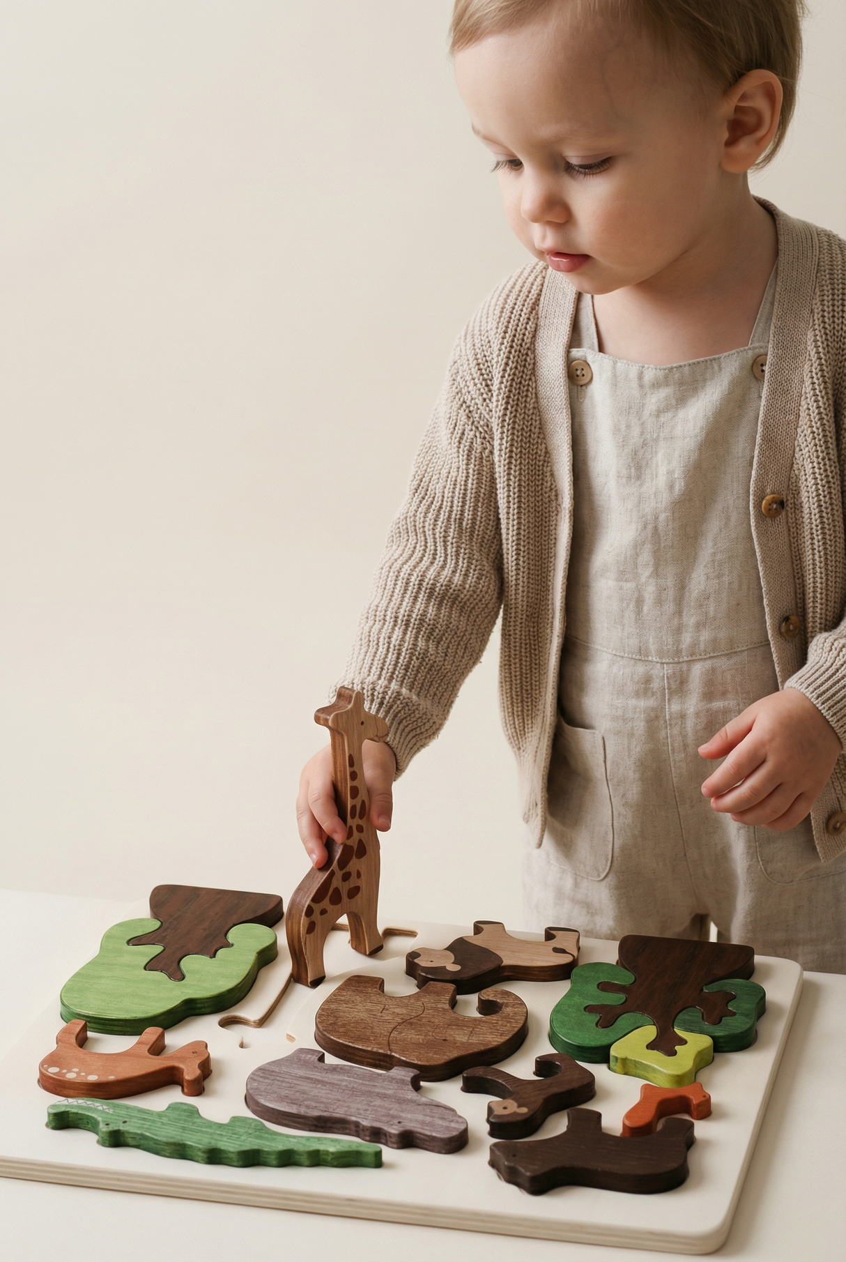 Wooden Forest Animal Puzzle