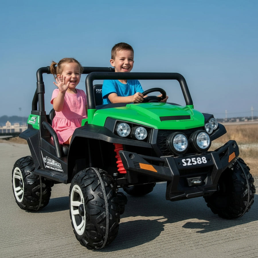 Ranch Wagon 24V Electric Ride-On Buggy, 4x4, 3-10 years