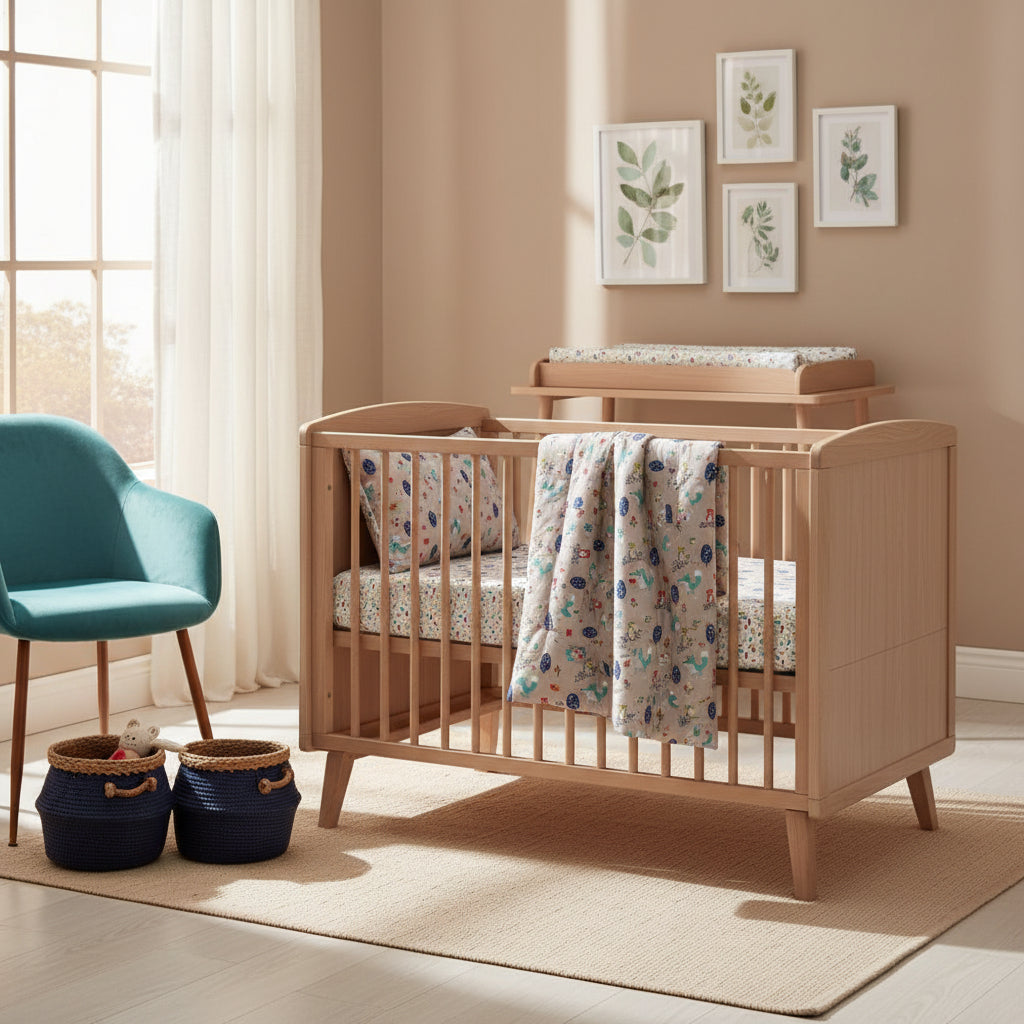 Woody Organic Cotton Junior All-in-One 4.0 Tog Quilt Bedding Set