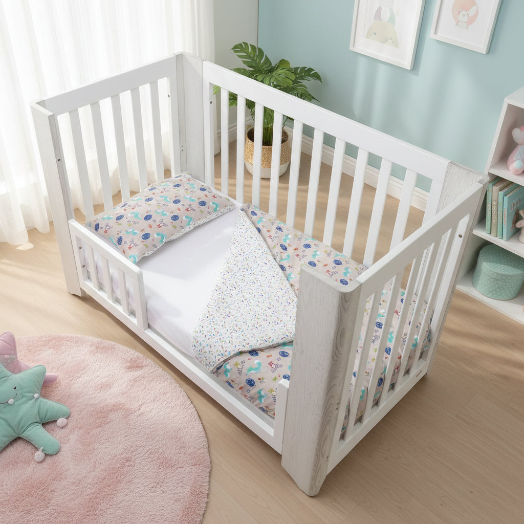 Woody Organic Cotton Junior All-in-One 4.0 Tog Quilt Bedding Set