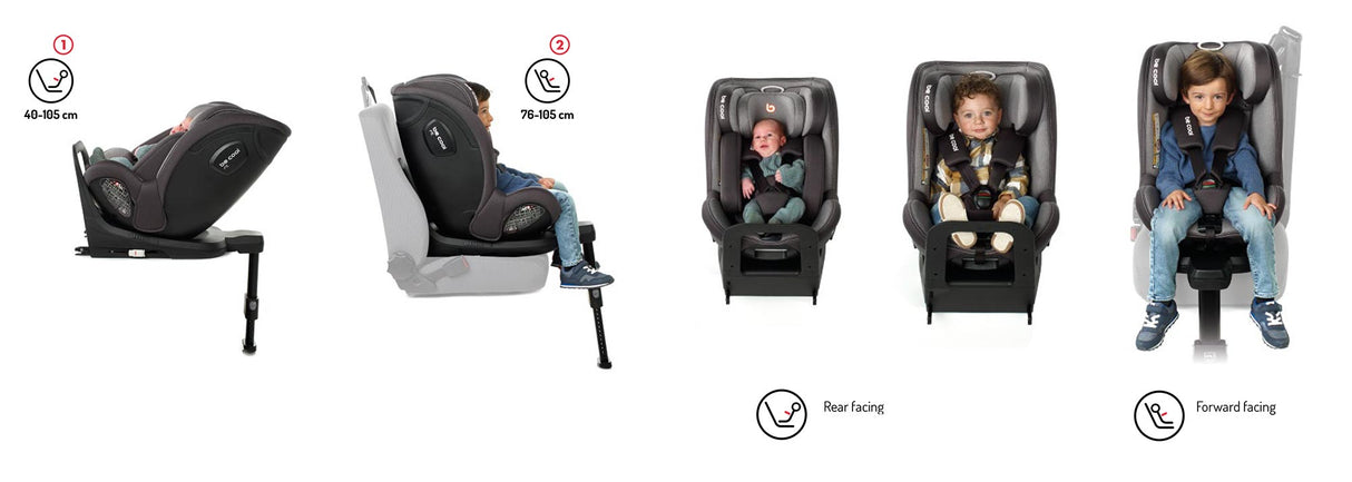 Be Cool Fit i-Size Car Seat 40-105cm, 0-4 Years