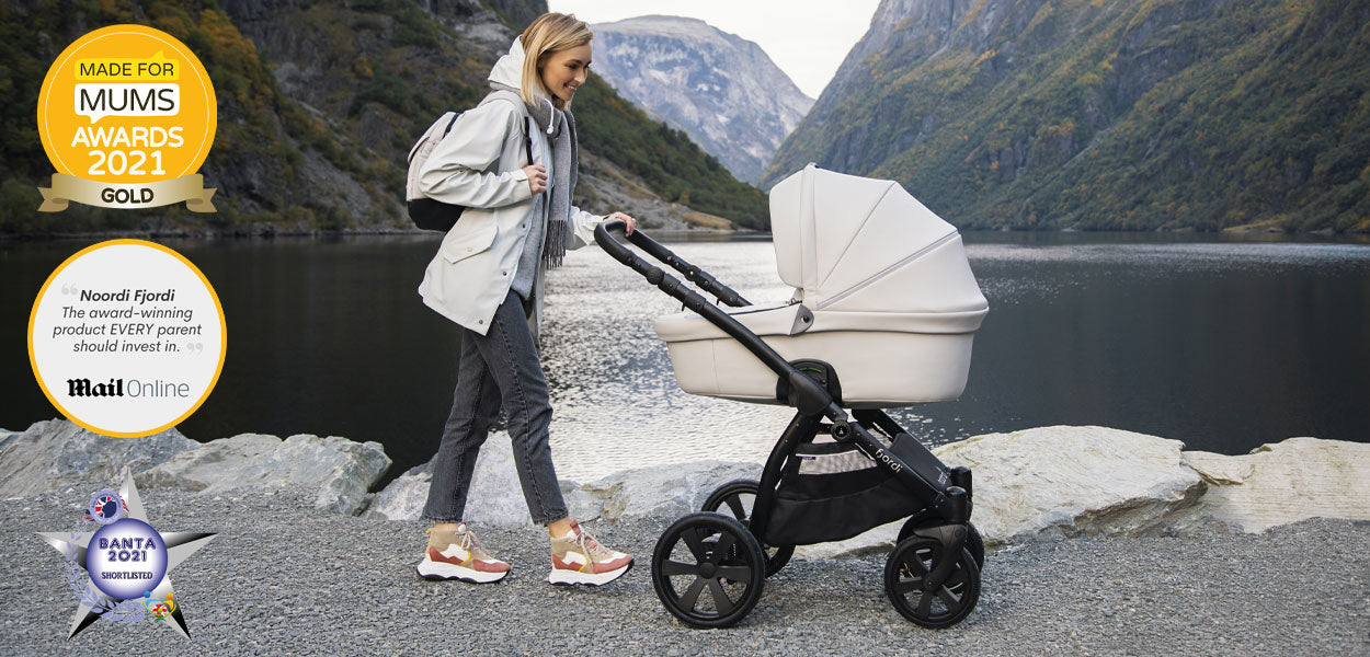 Noordi Fjordi Leather 3in1 with Travel Carrier Car Seat