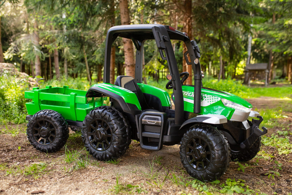 AgriPow 24V Electric Ride-On Tractor with Trailer 3–8 Years