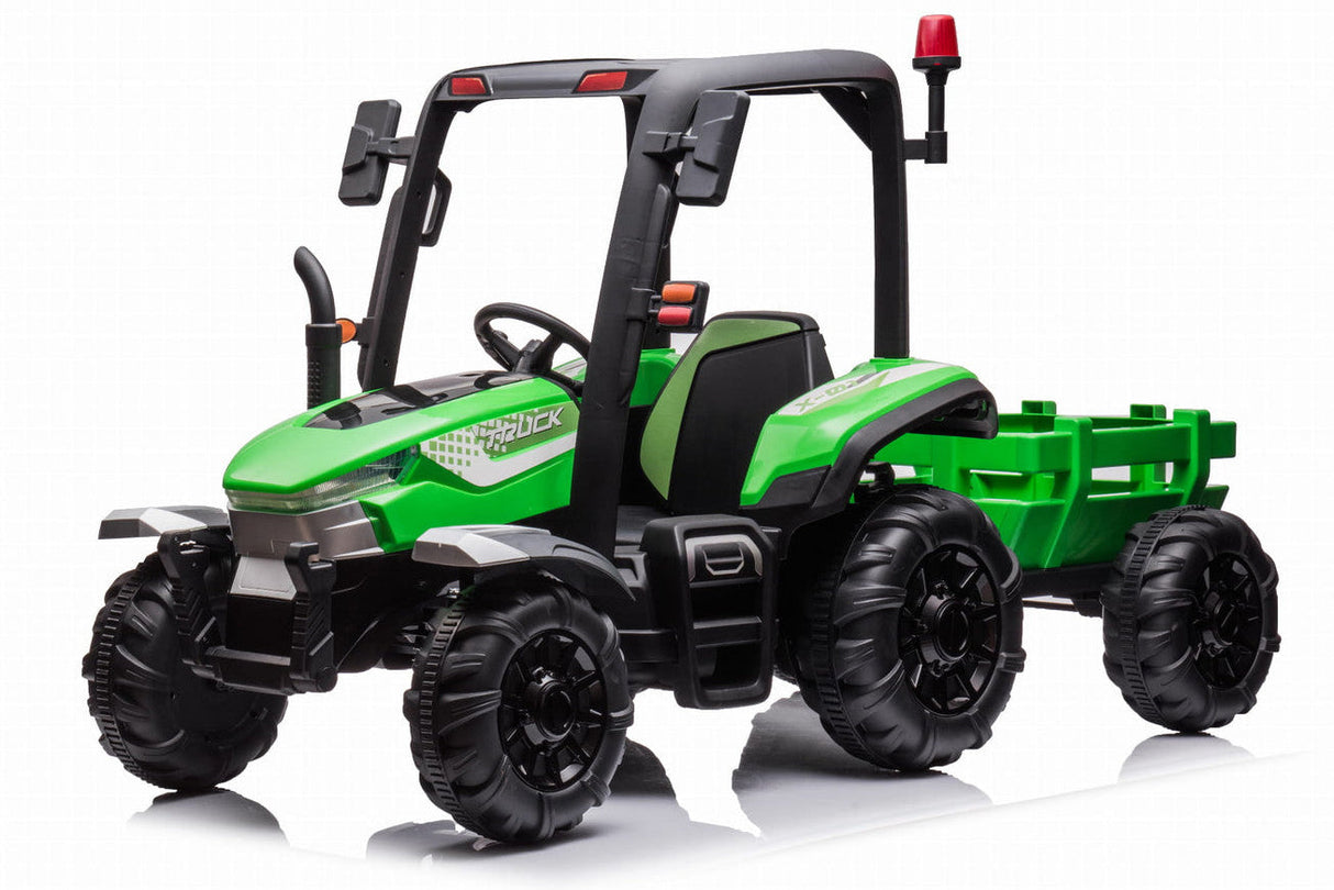 AgriPow 24V Electric Ride-On Tractor with Trailer 3–8 Years