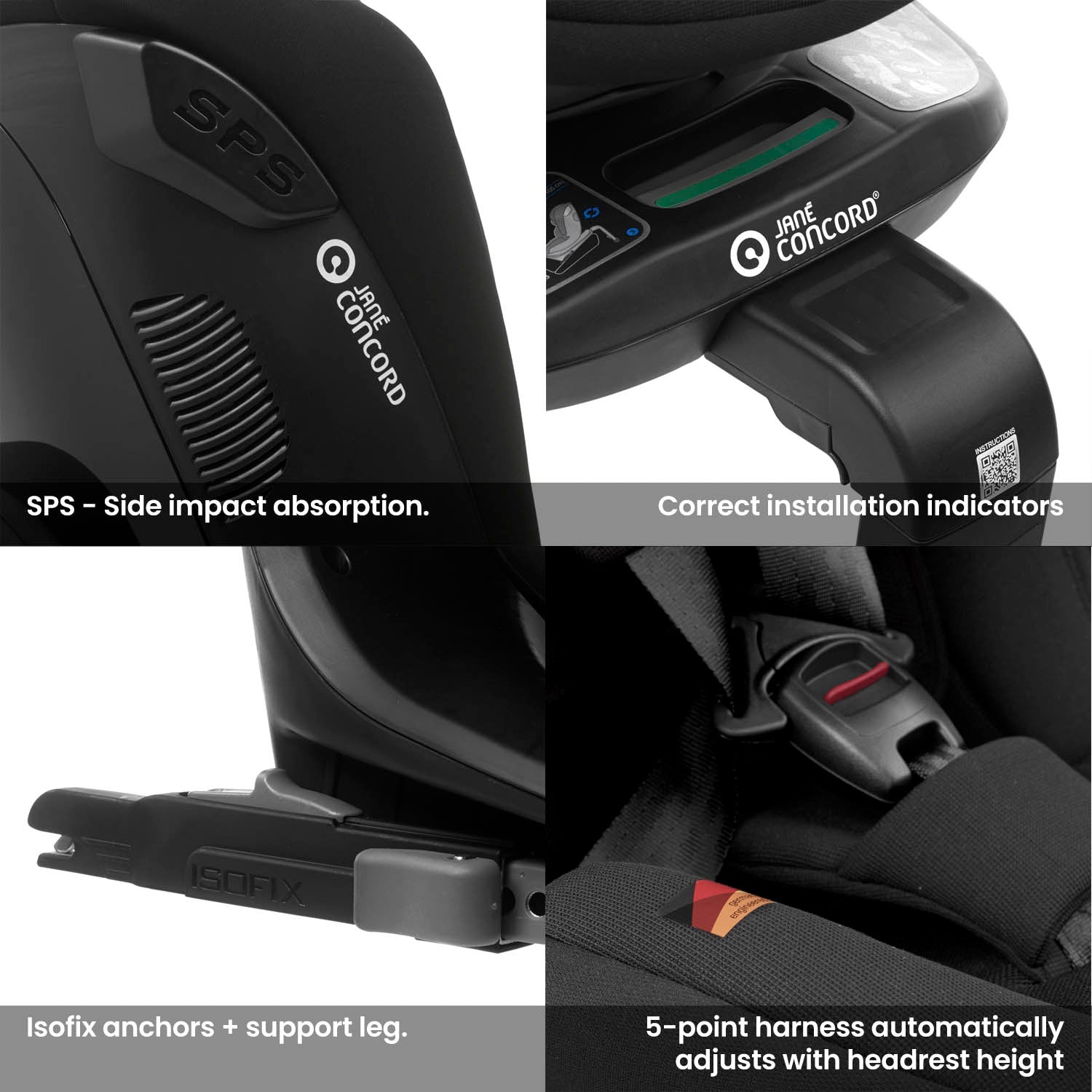 Jane iRaid 360 Swivel i-Size Car Seat, 0-12 years