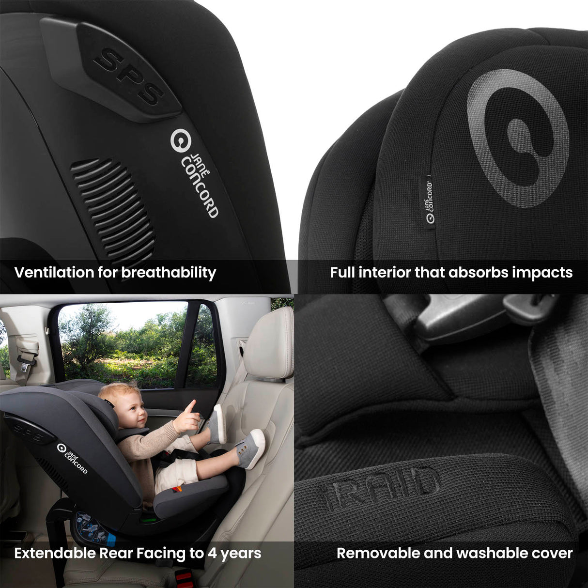 Jane iRaid 360 Swivel i-Size Car Seat, 0-12 years