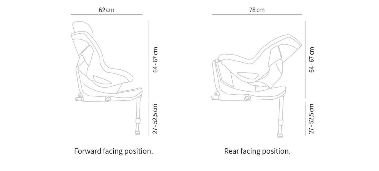 Jane Ikonic-2 360 Swivel i-Size Car Seat 40-105cm, 0-4 Years ERF