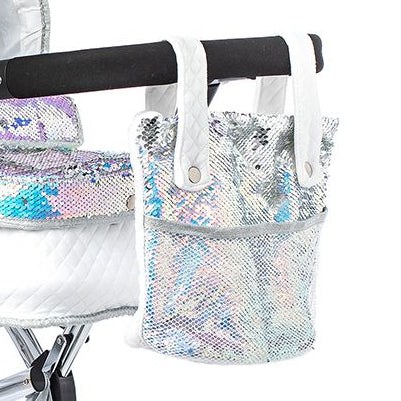 Roma Polly Twin Dolls Pram Mermaid – Adjustable Twin Doll Pushchair, 3+ years