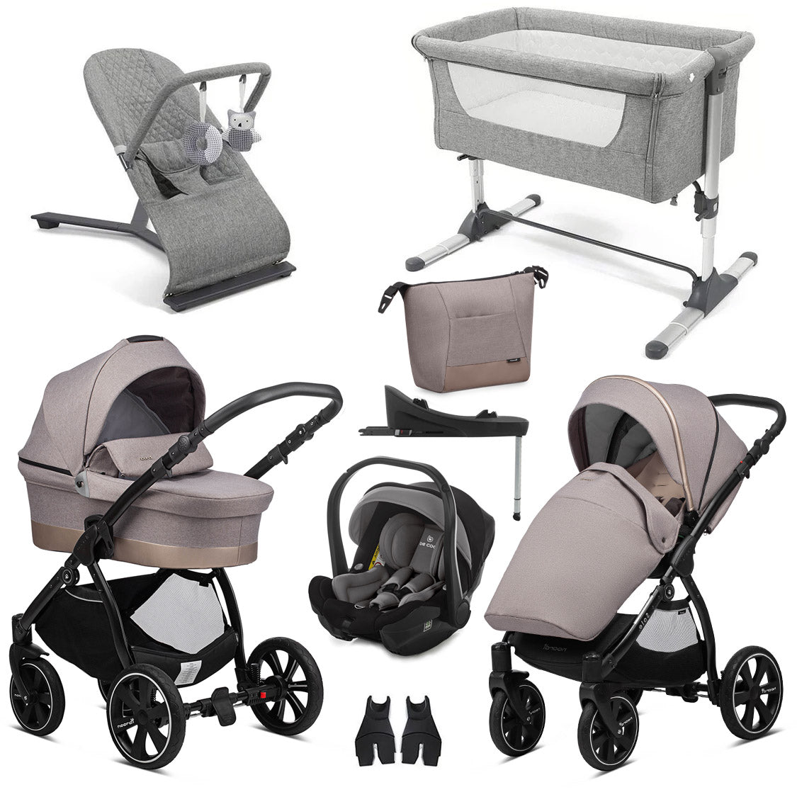 Noordi Sole Go 3in1 Travel System & Nursery Bundle