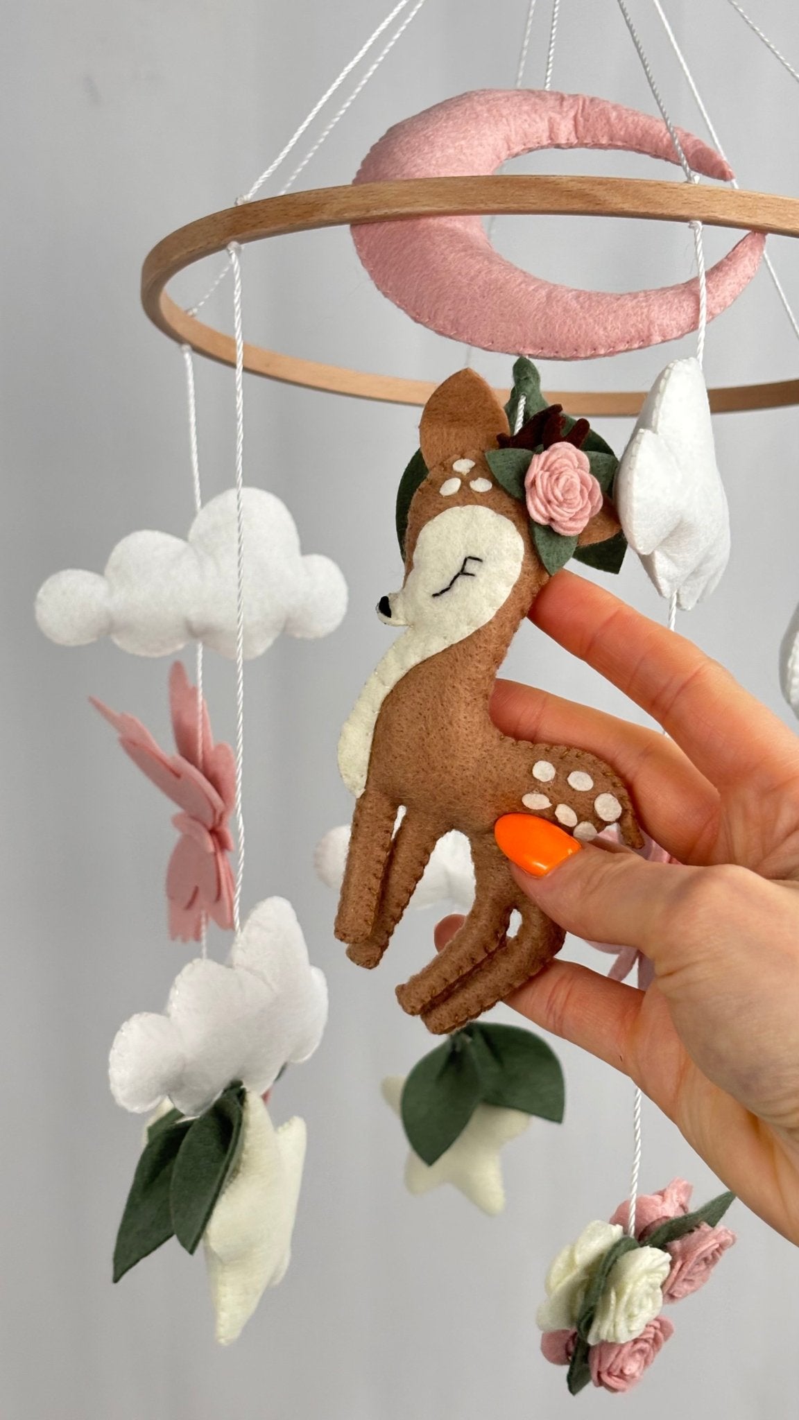The Fawn’s Garden Cot Mobile
