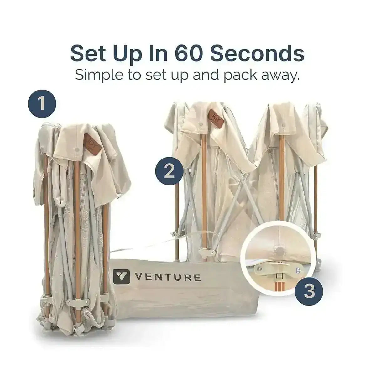 All Stars JOY Baby Playpen - Natural